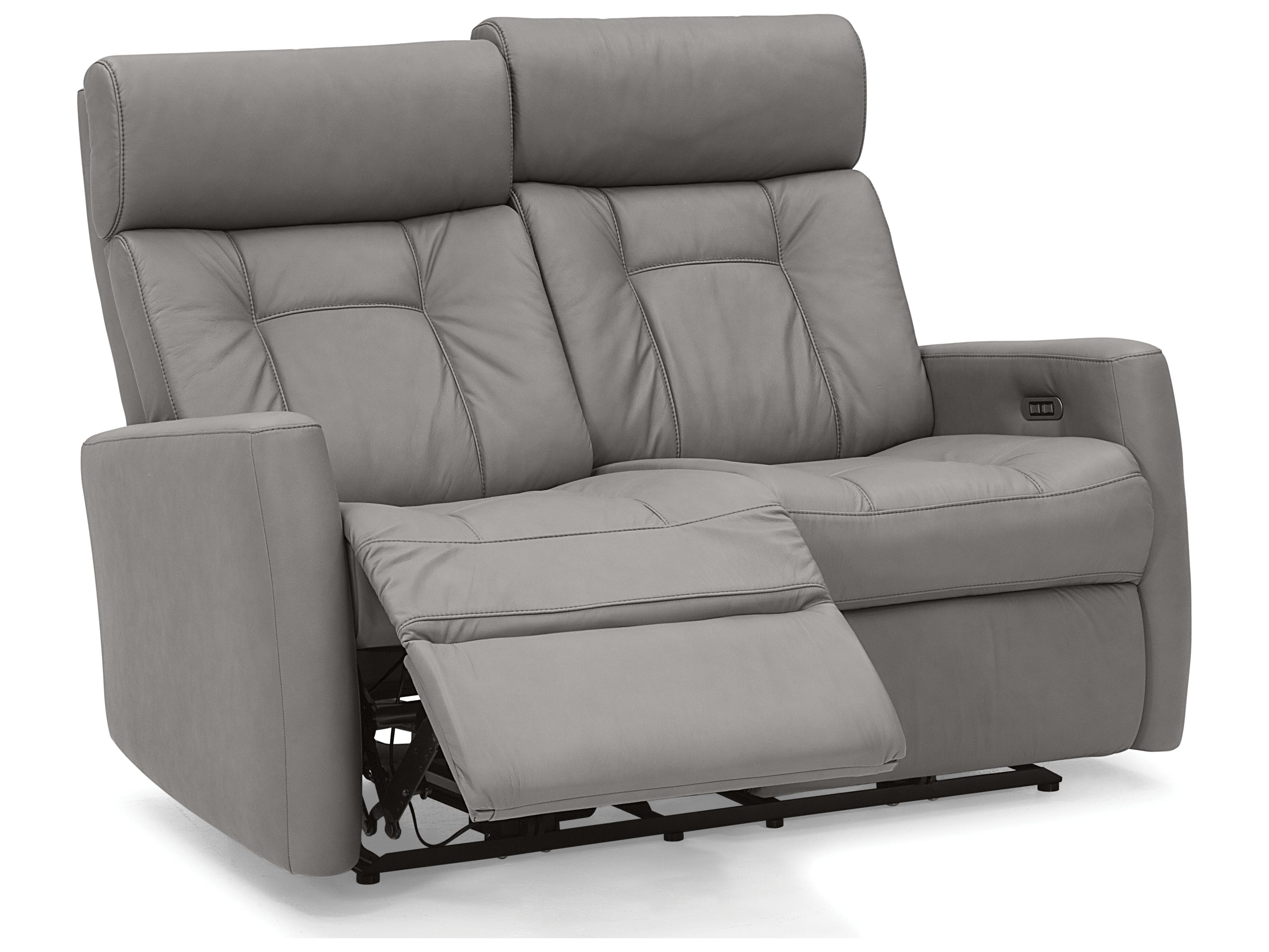 Palliser West Coast II Leather Upholstery Lover Power Recliner with Power Headrest