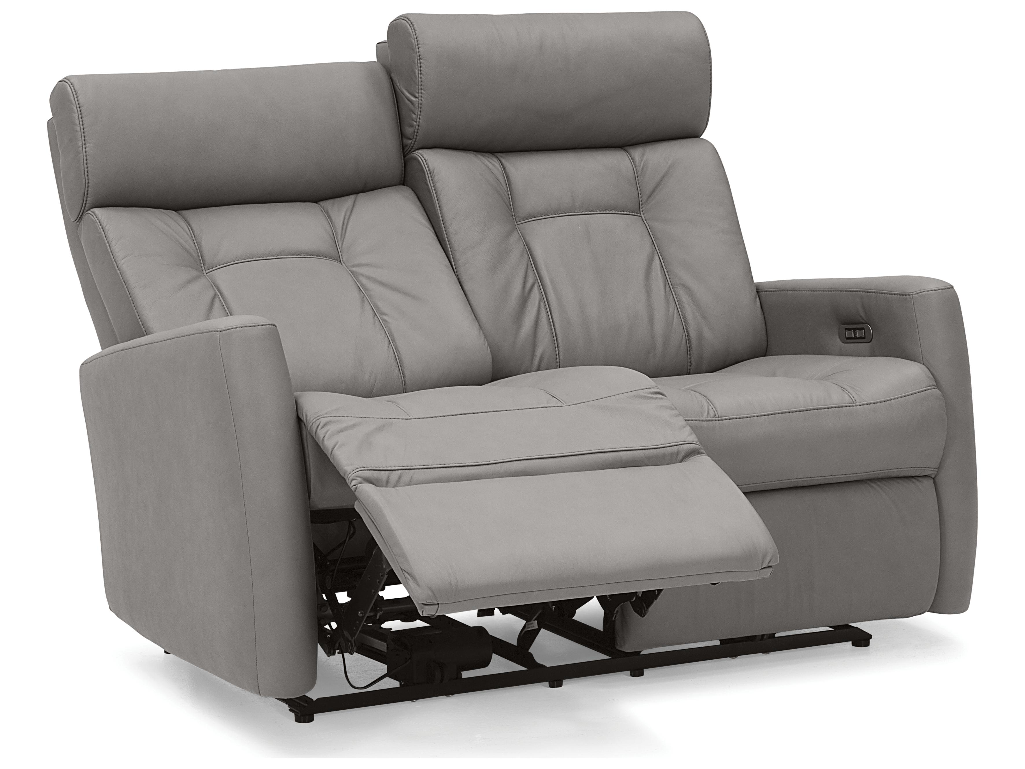Palliser West Coast II Leather Upholstery Lover Power Recliner with Power Headrest