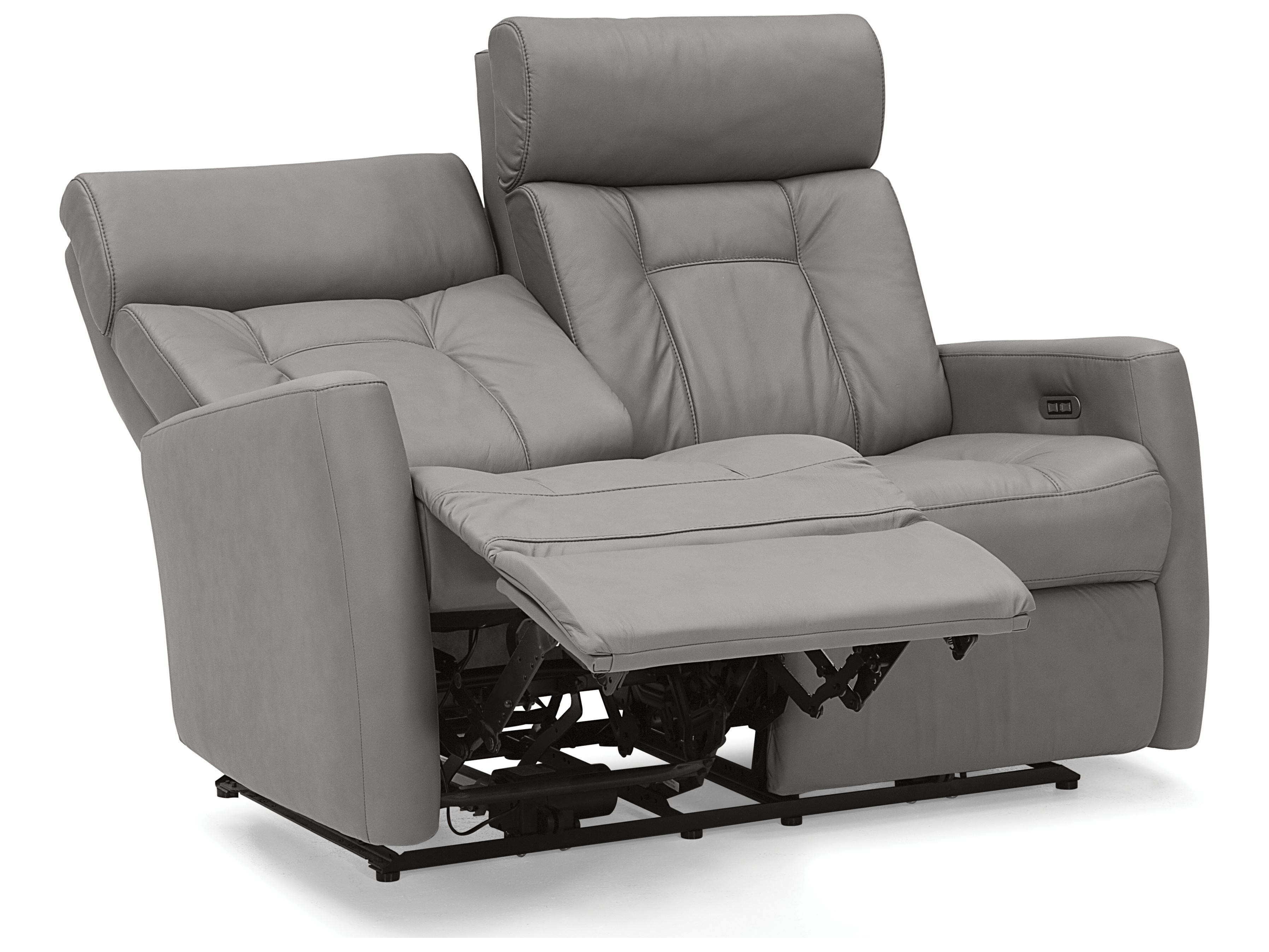 Palliser West Coast II Leather Upholstery Lover Power Recliner with Power Headrest