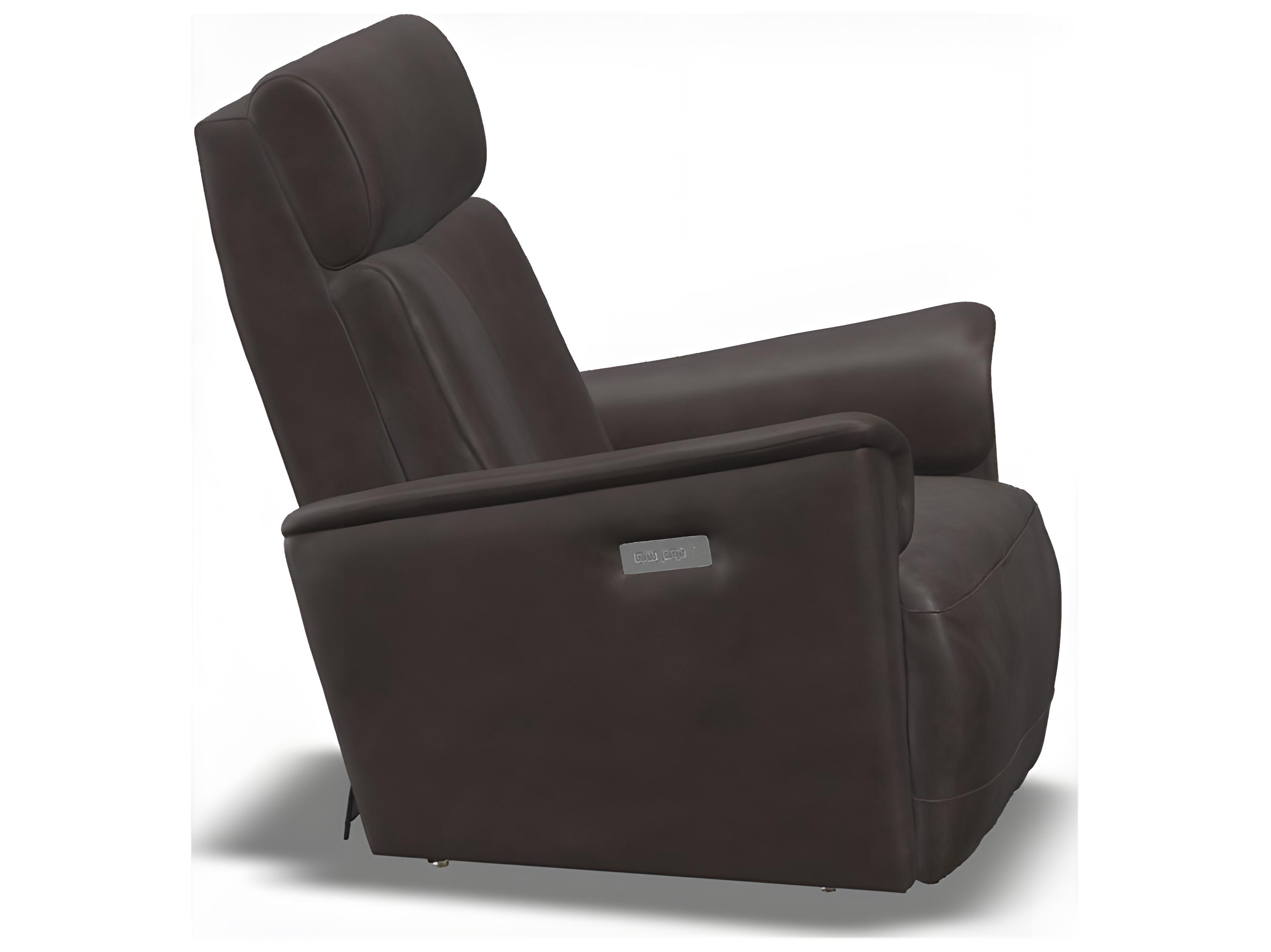 Palliser Chalet Leather Upholstery Power Recliner Wall Hugger with Power Headrest