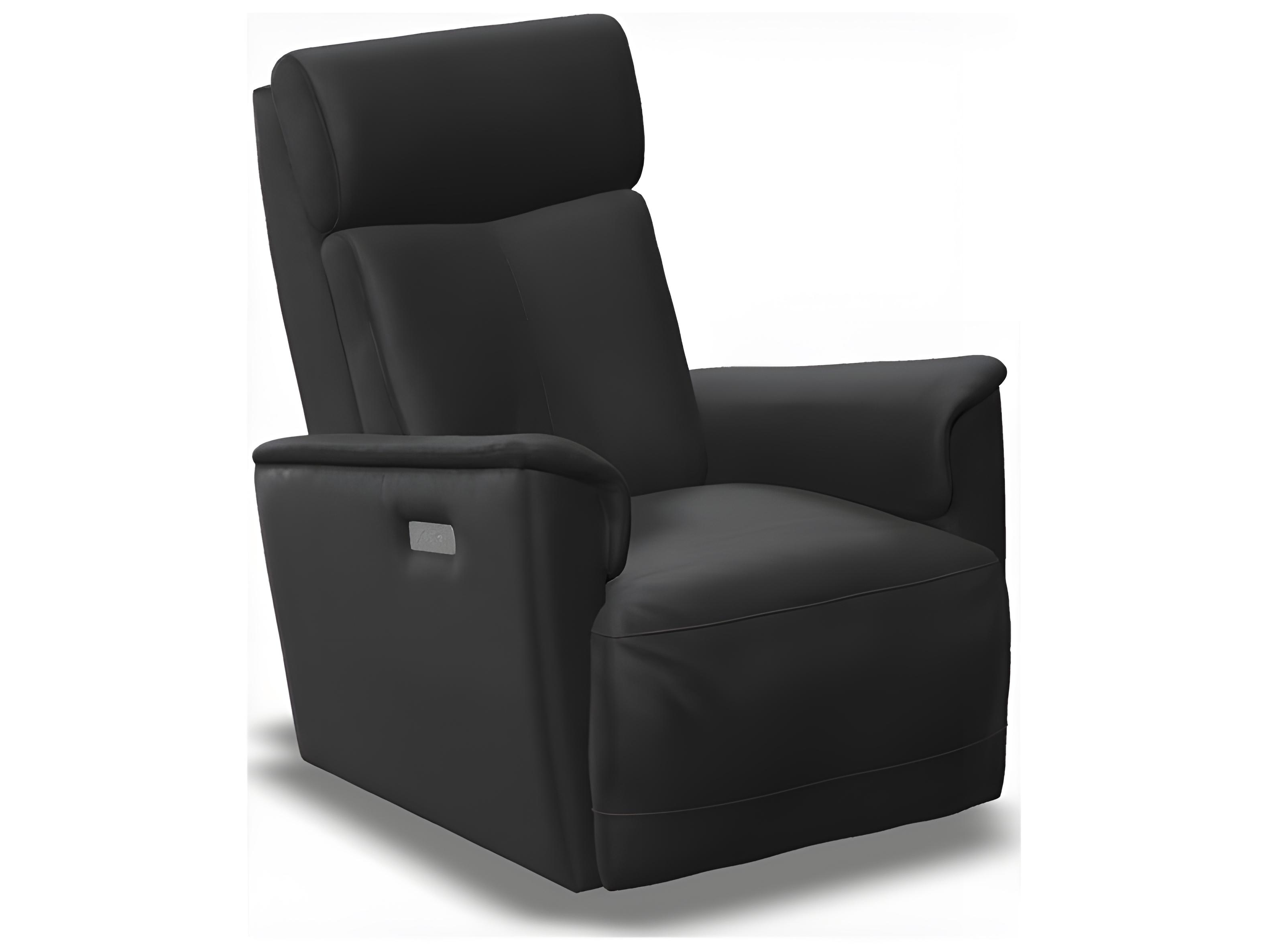 Palliser Chalet Leather Upholstery Swivel Glider Power Recliner with Power Headrest