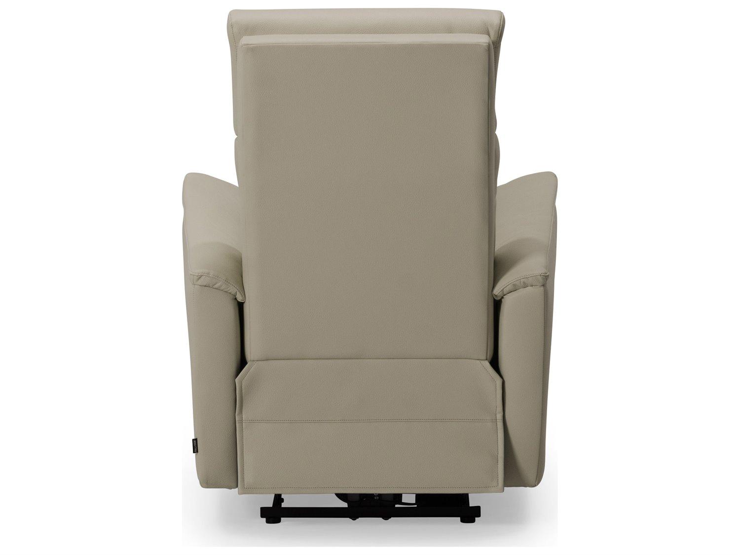 Palliser Chalet Leather Upholstery Wall Hugger Power Recliner with Power Headrest and Power Lumbar