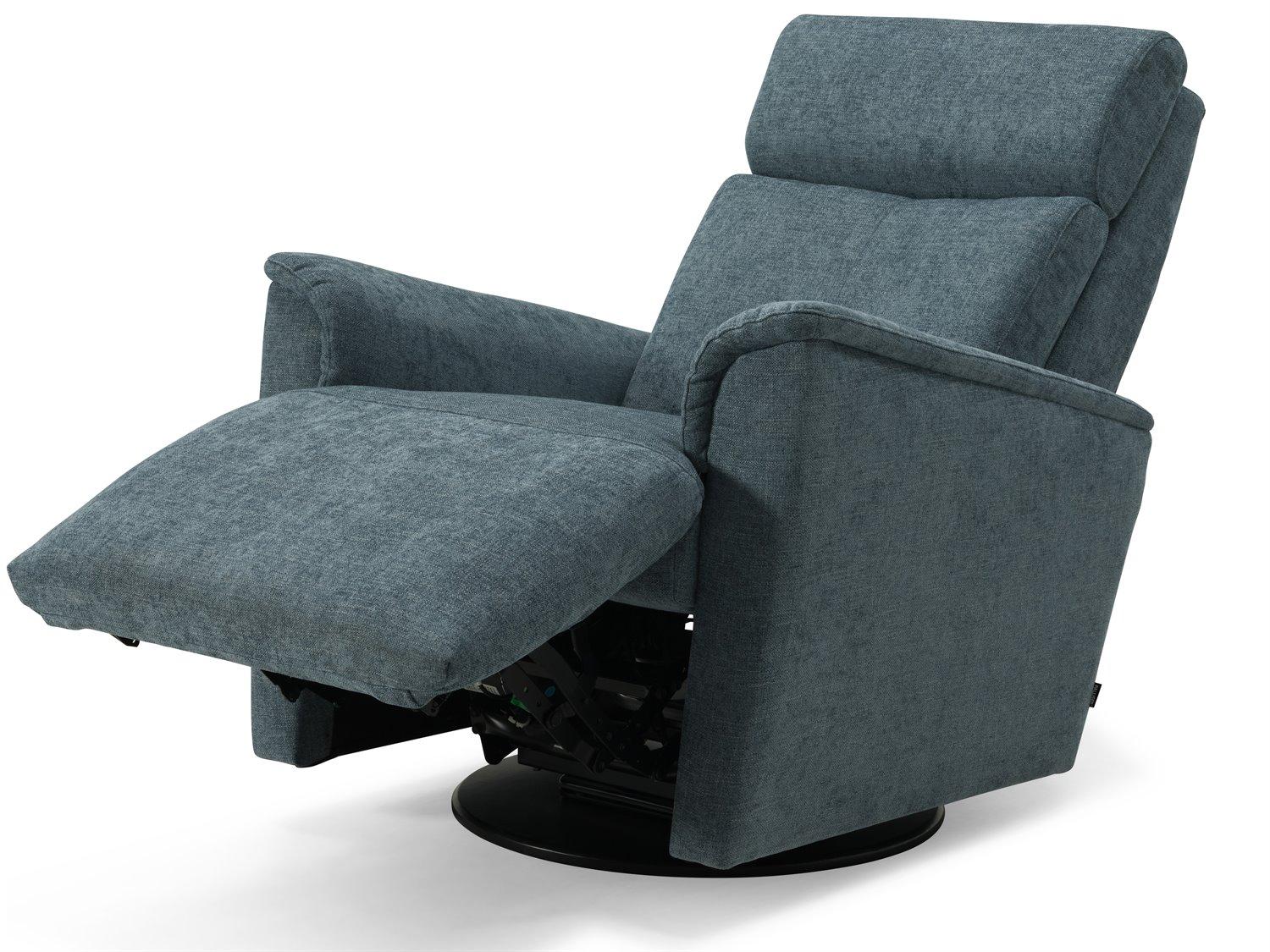 Palliser Chalet II Leather Upholstery Swivel Glider Power Recliner