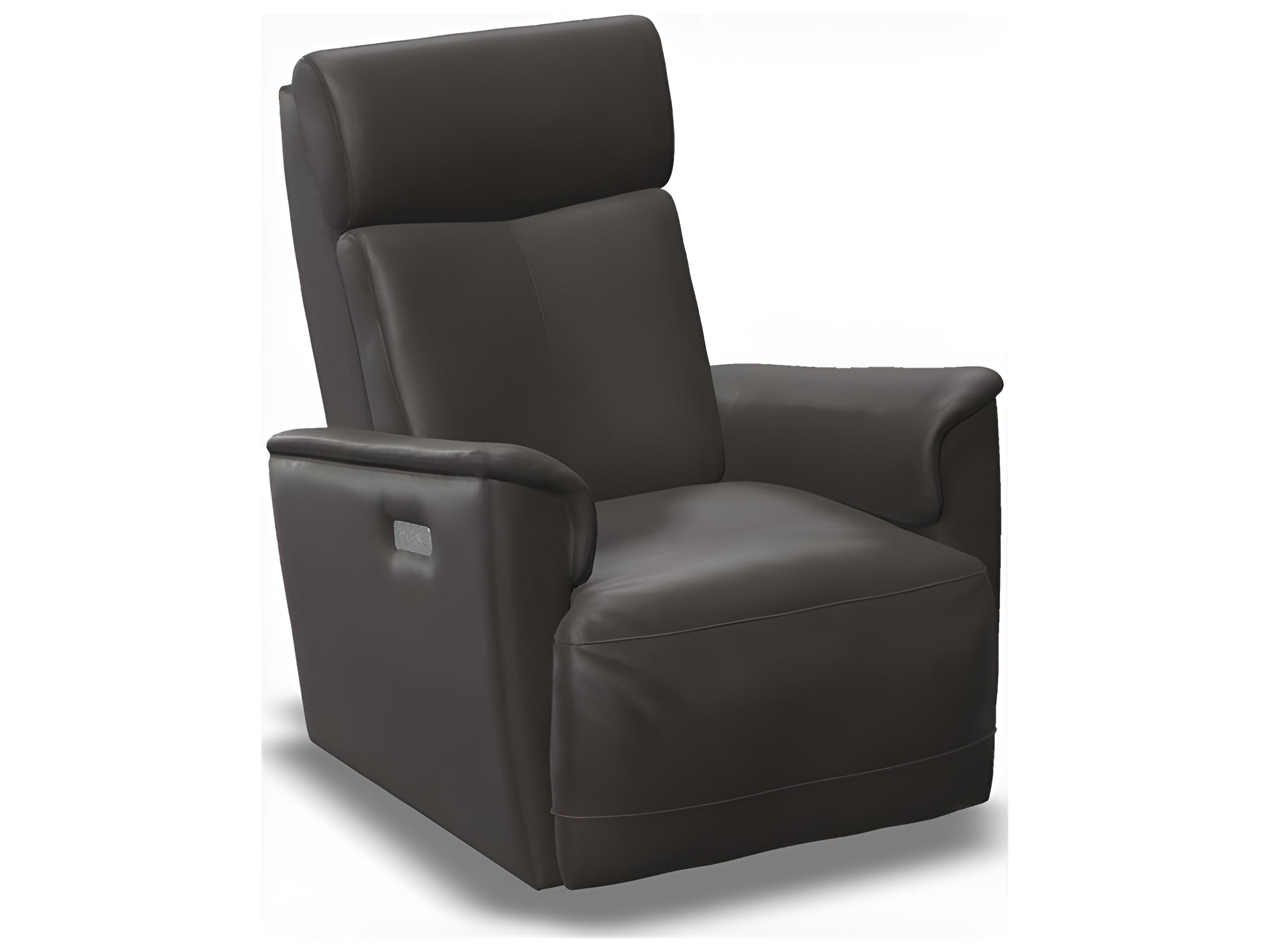 Palliser Chalet II Leather Upholstery Power Recliner Wall Hugger with Power Headrest