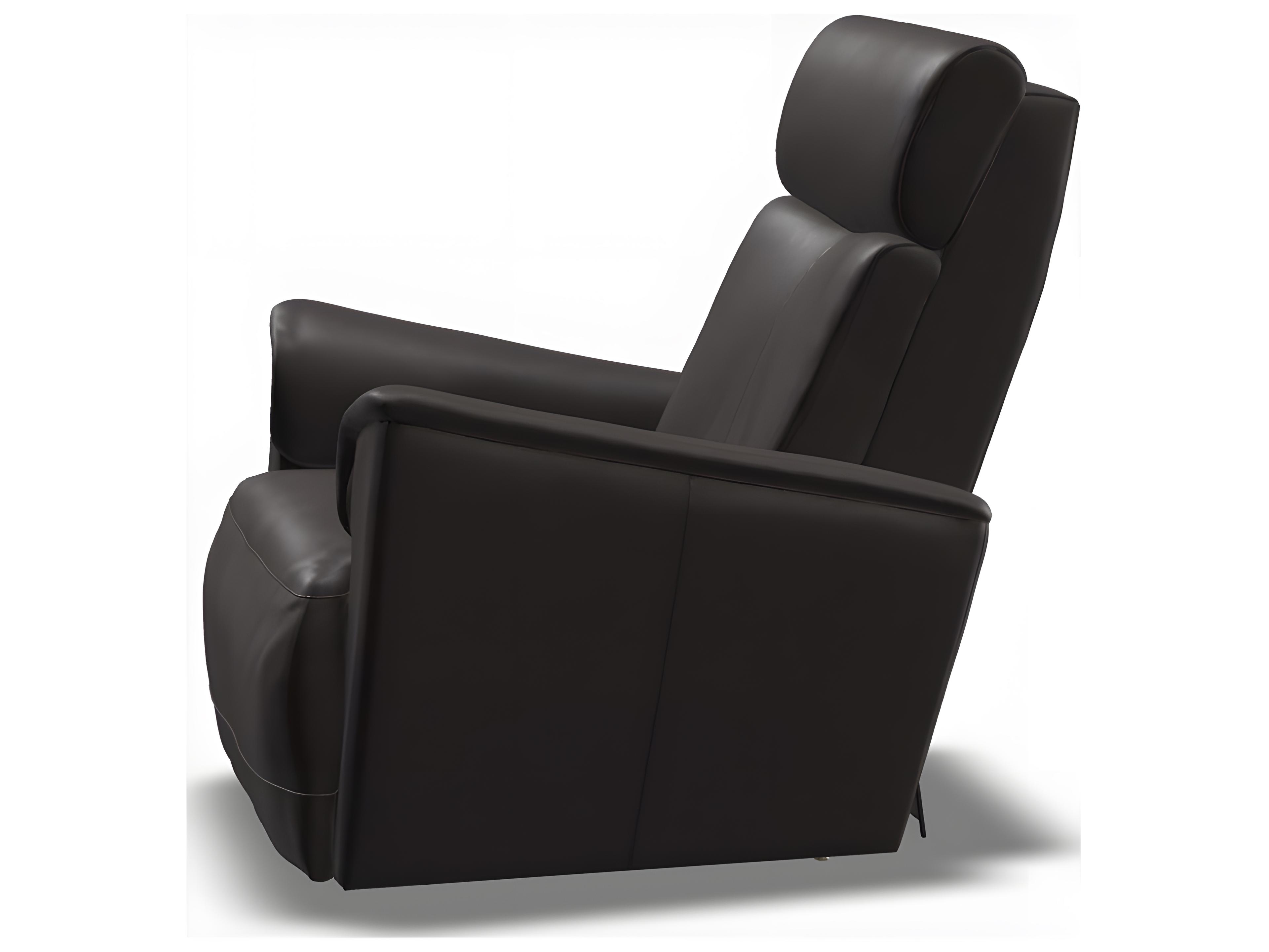Palliser Chalet II Leather Upholstery Power Recliner Wall Hugger with Power Headrest & Lumbar