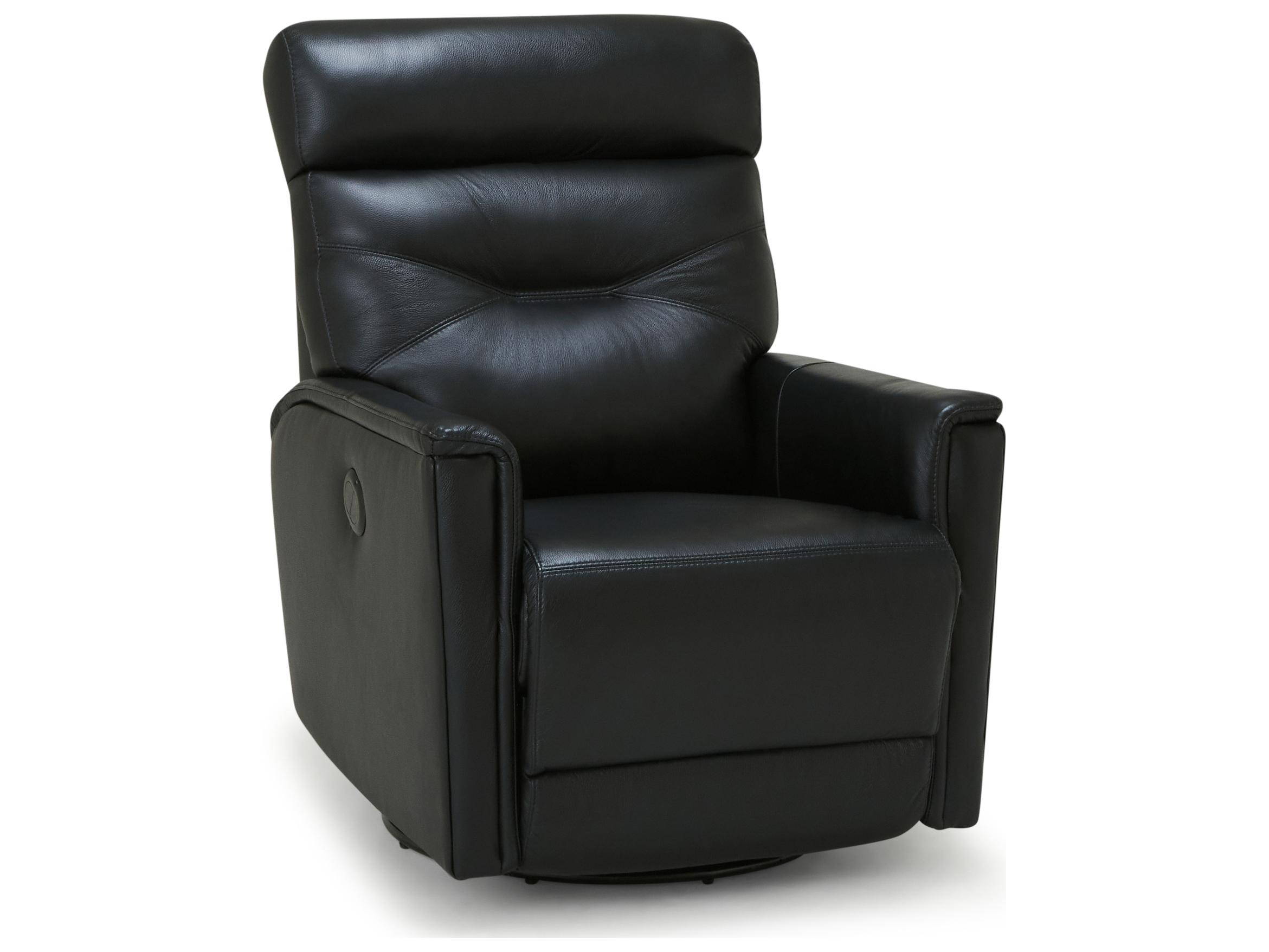 Palliser Denali Leather Upholstery Swivel Glider Power Recliner