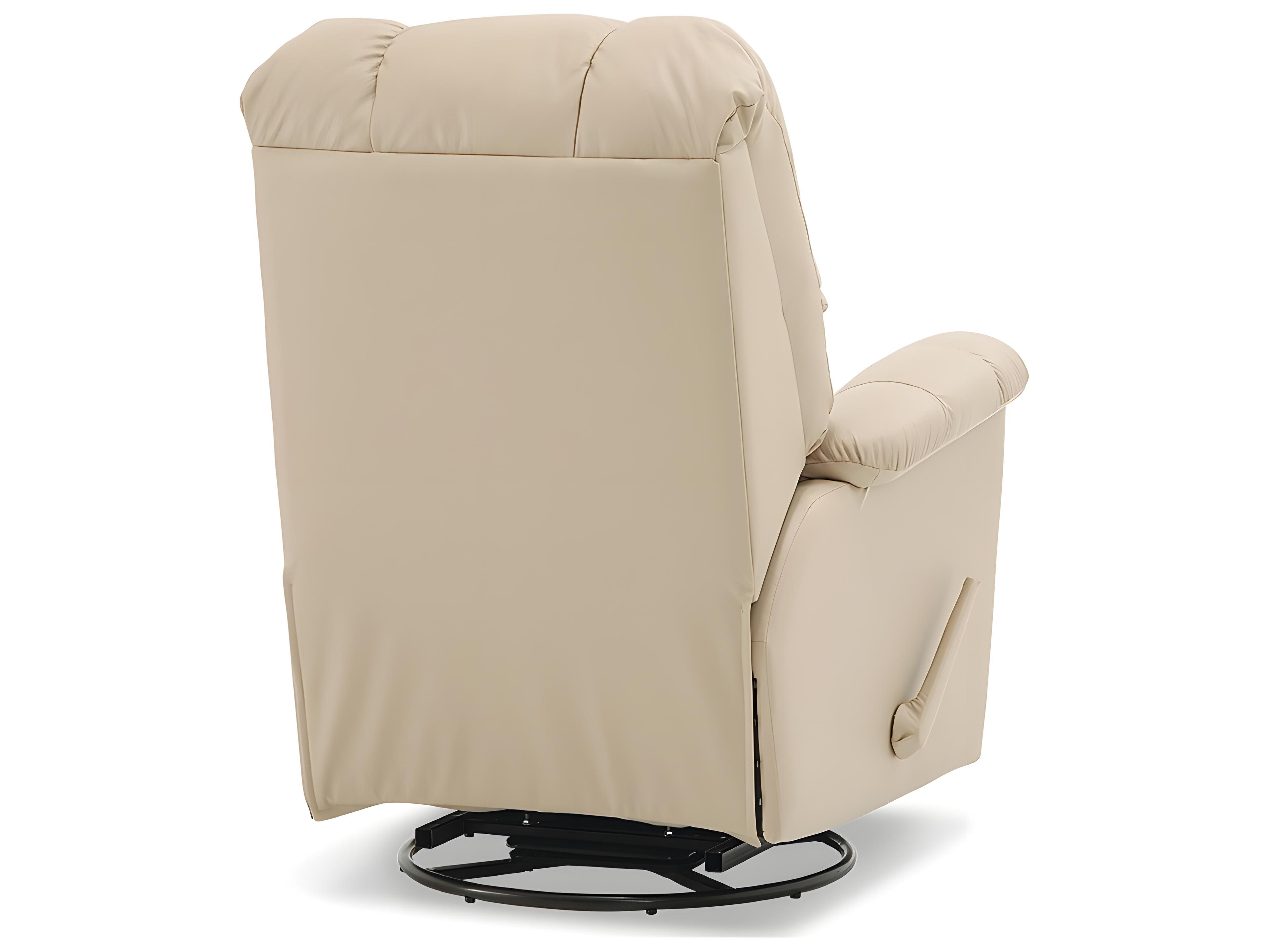 Palliser Gilmore Leather Upholstery HTS Swivel Glider Power Recliner with Power Headrest