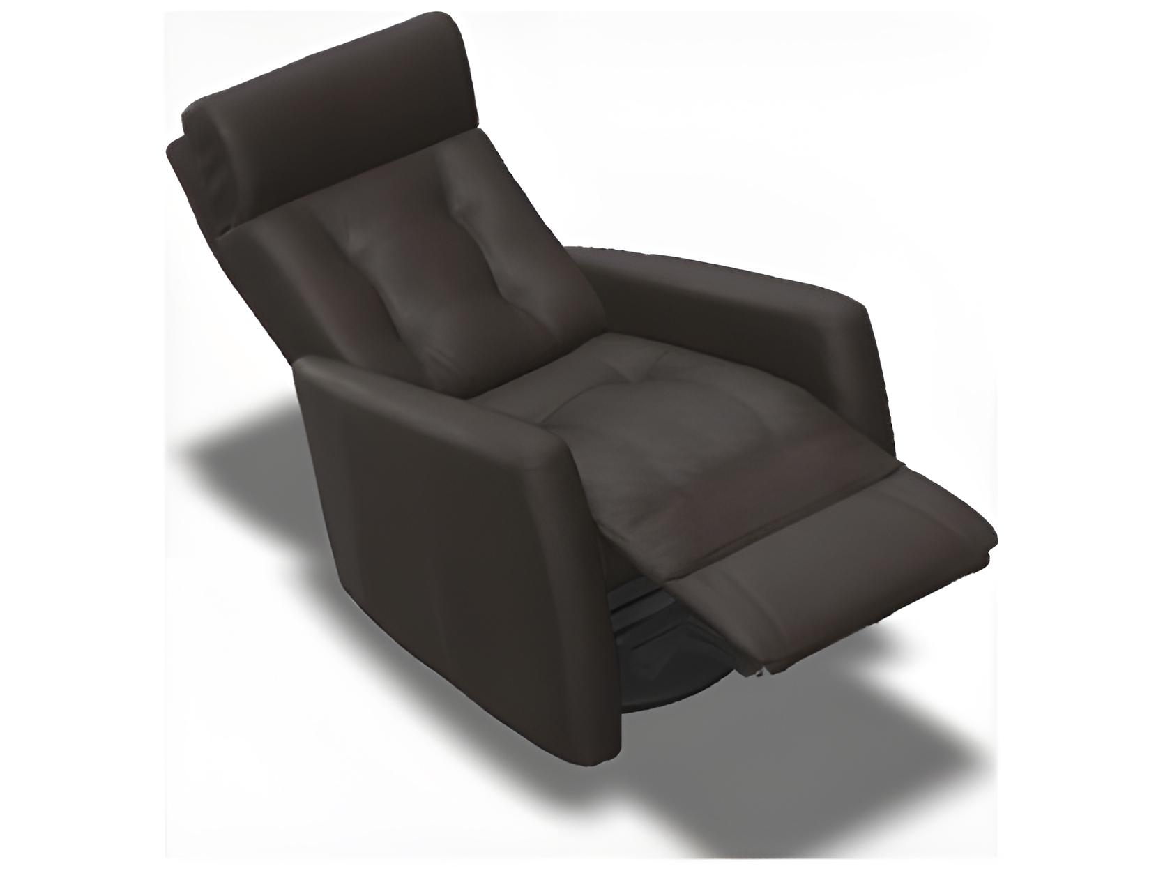 Palliser Baltic Leather Upholstery HTS Swivel Glider Power Recliner with Power Headrest