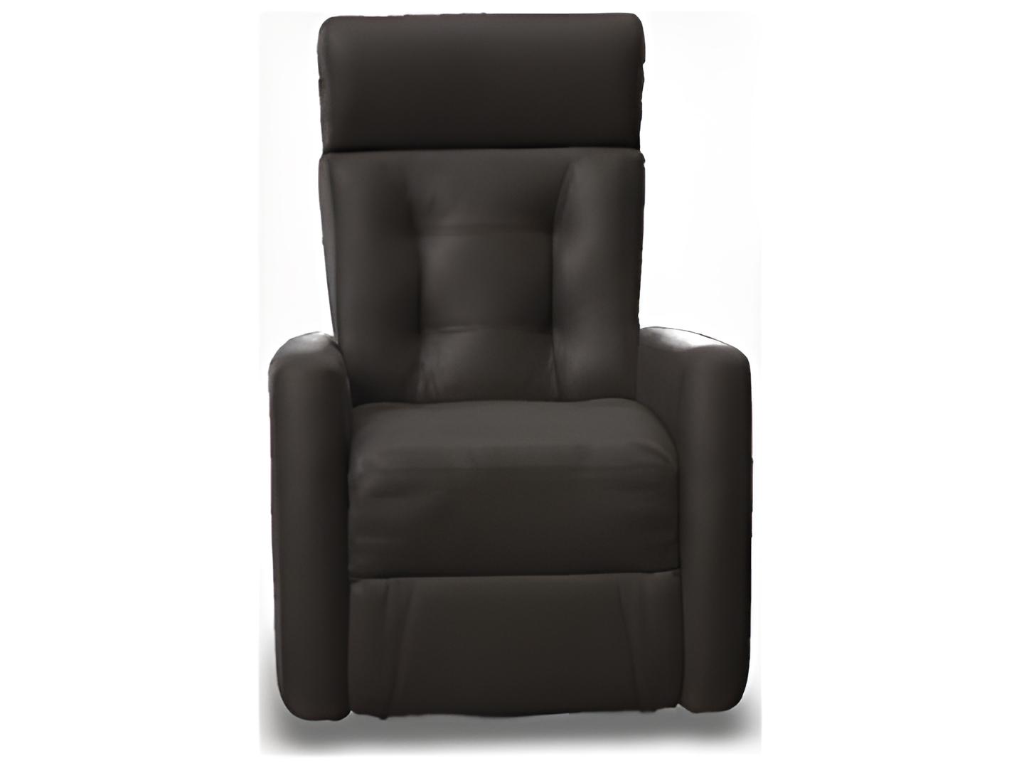 Palliser Baltic Leather Upholstery HTS Swivel Glider Power Recliner with Power Headrest