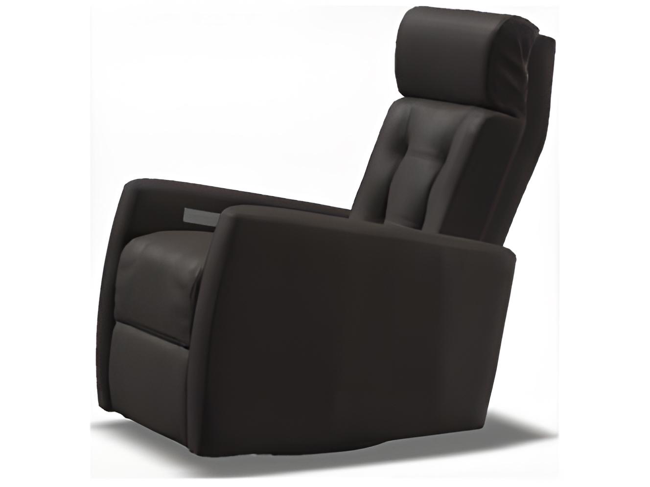 Palliser Baltic Leather Upholstery HTS Swivel Glider Power Recliner with Power Headrest
