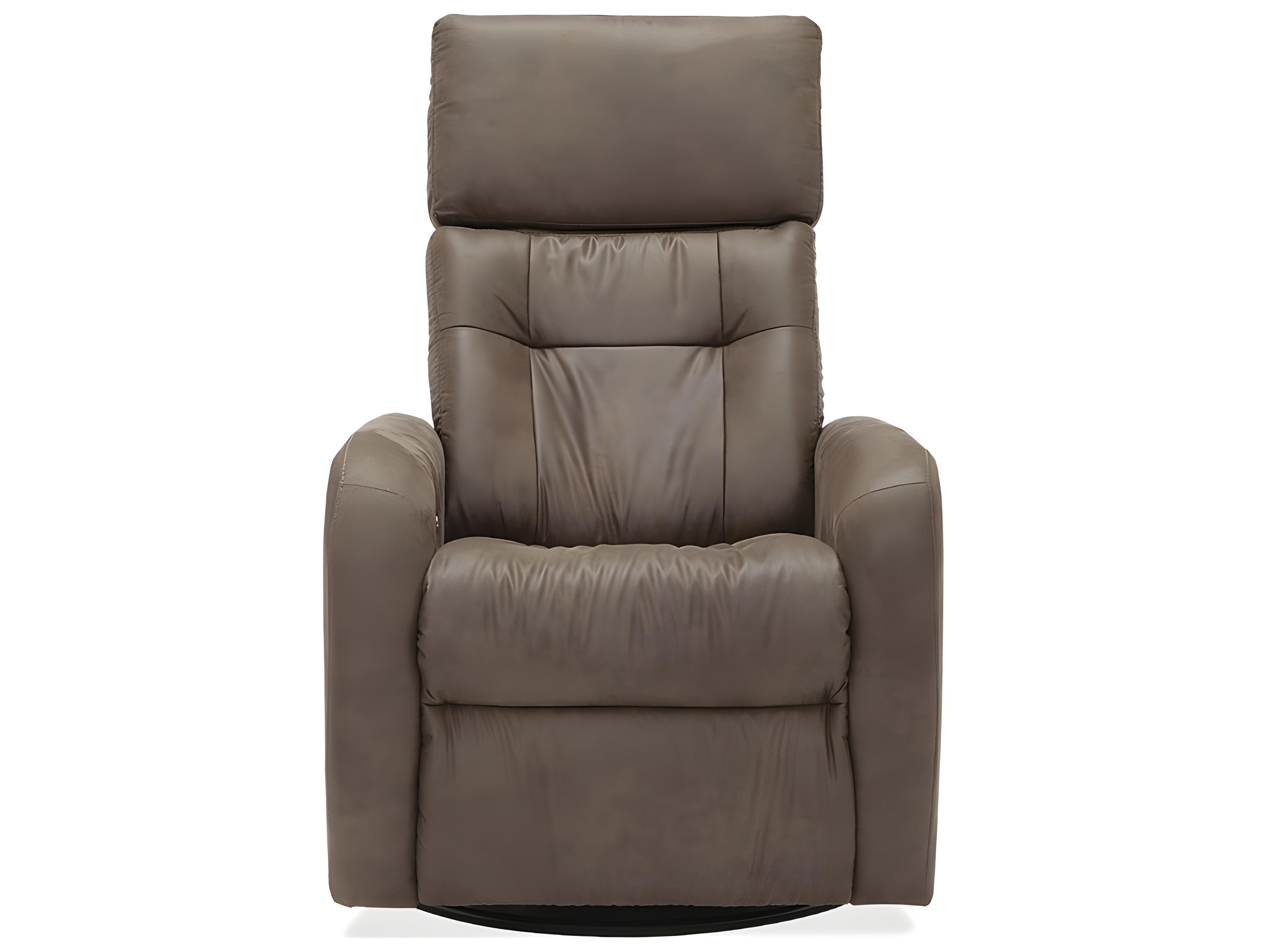 Palliser Sorrento Leather Upholstery HTS Swivel Glider Power Recliner with Power Headrest