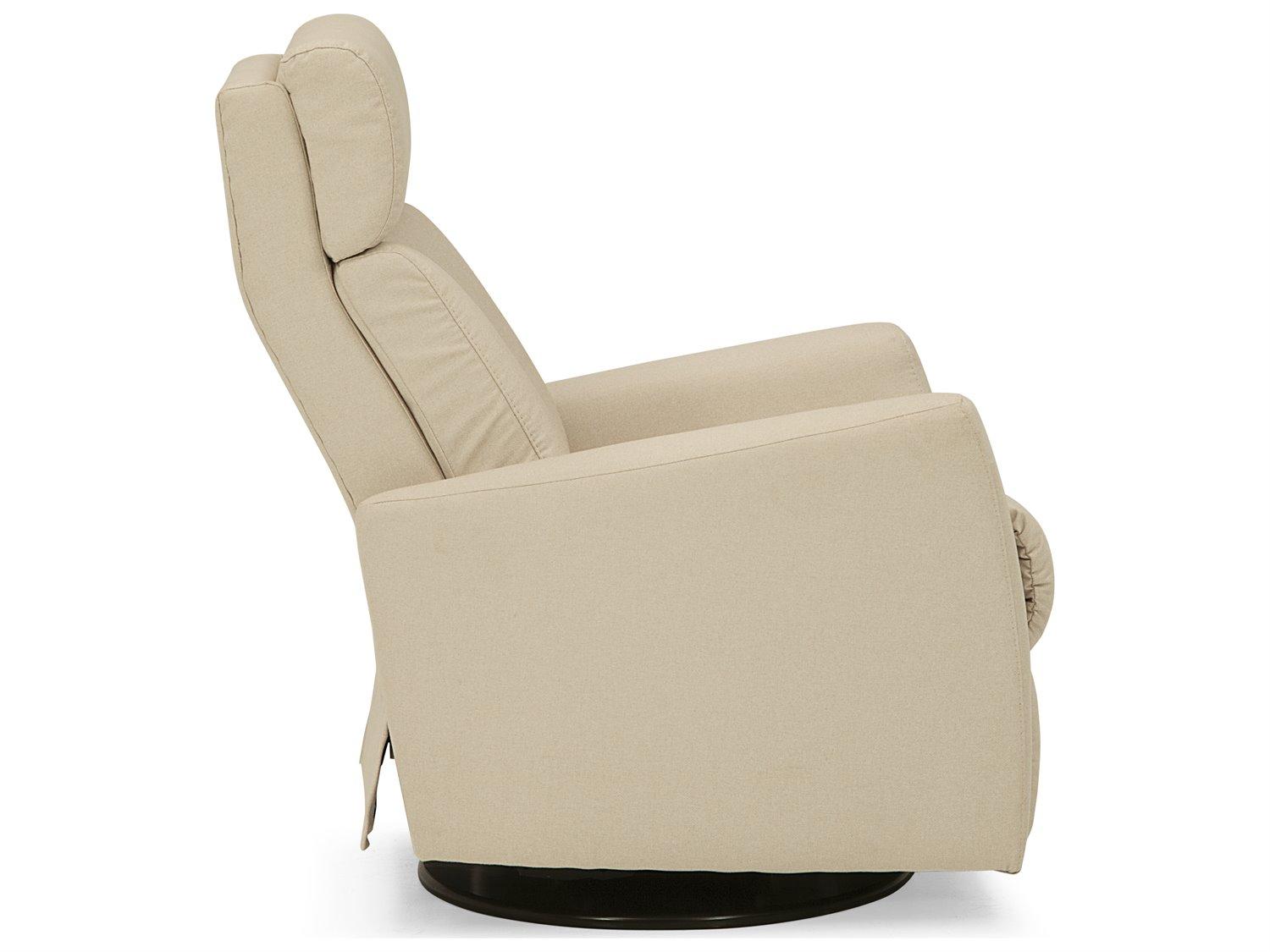 Palliser Prodigy Leather Upholstery Swivel Glider Power Recliner with Power Headrest