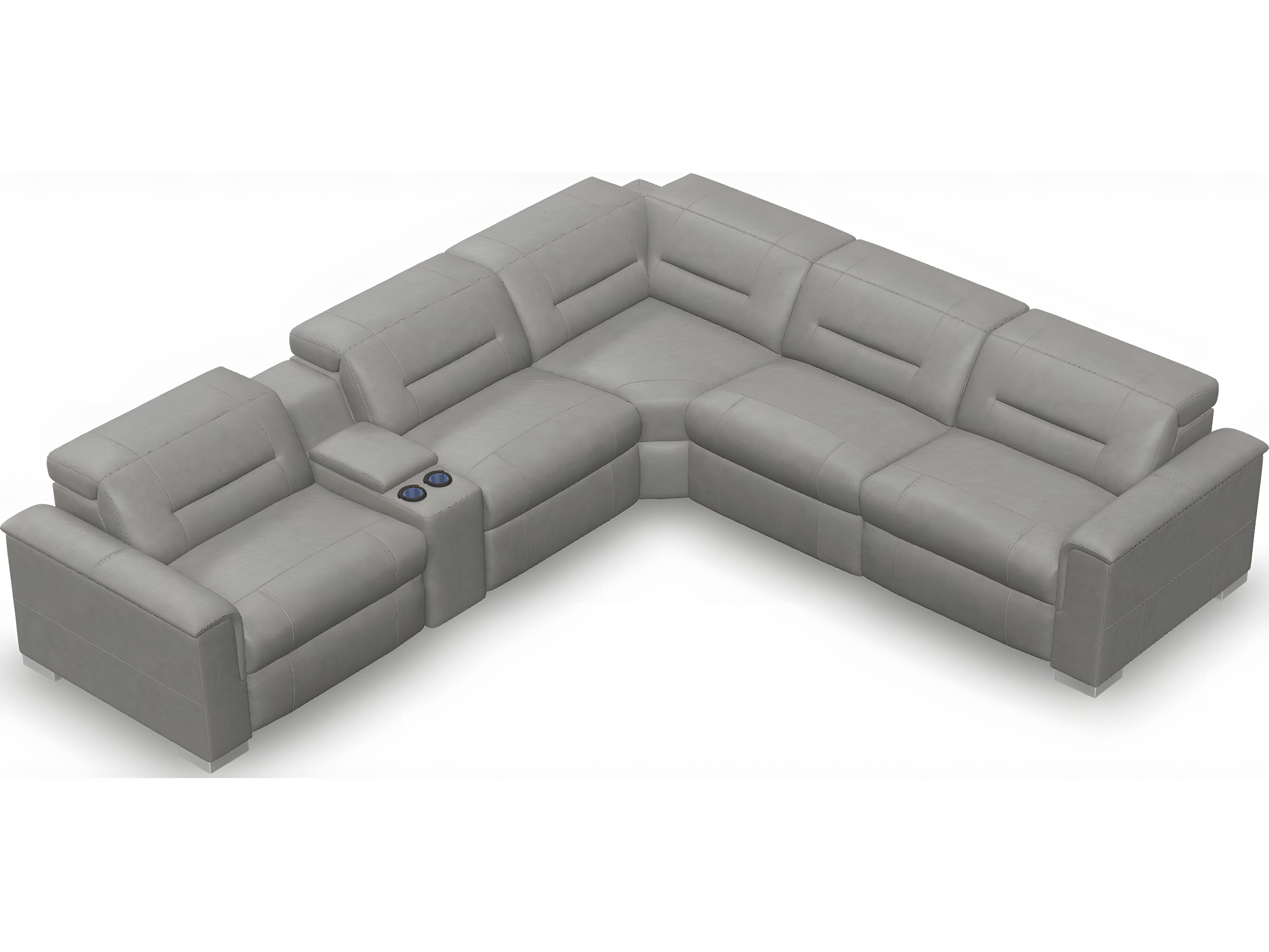 Palliser Keoni Leather Upholstery Sectional Sofa