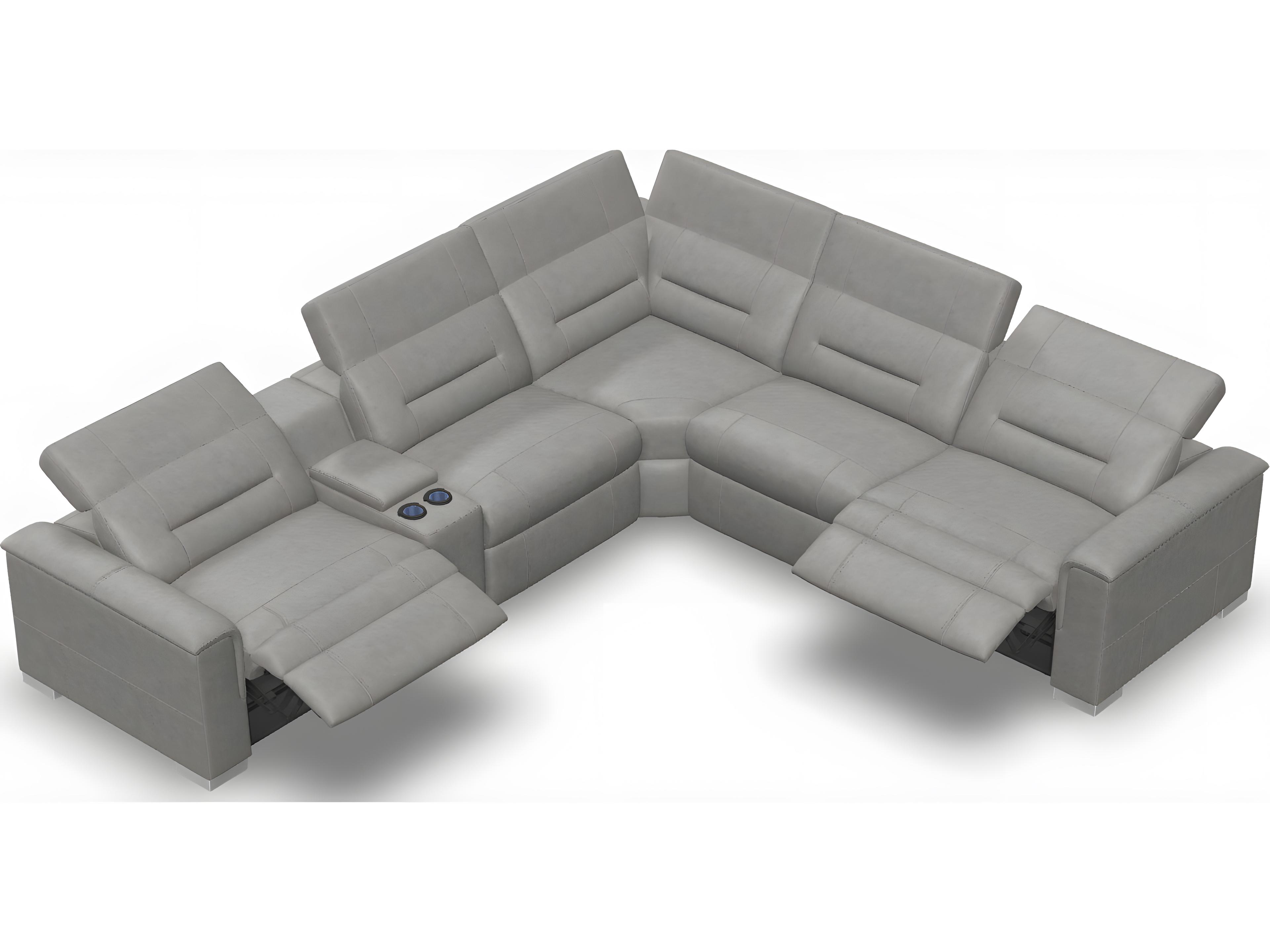 Palliser Keoni Leather Upholstery Sectional Sofa