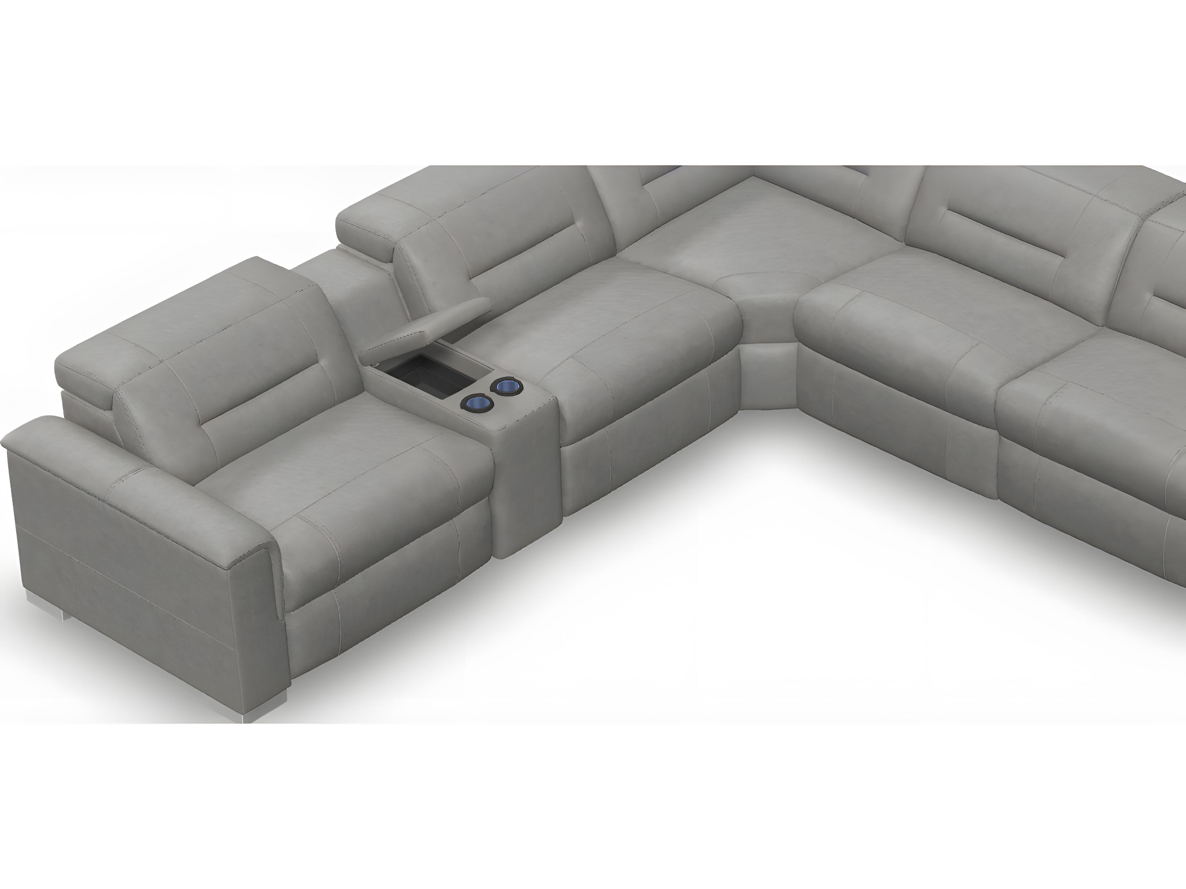Palliser Keoni Leather Upholstery Sectional Sofa
