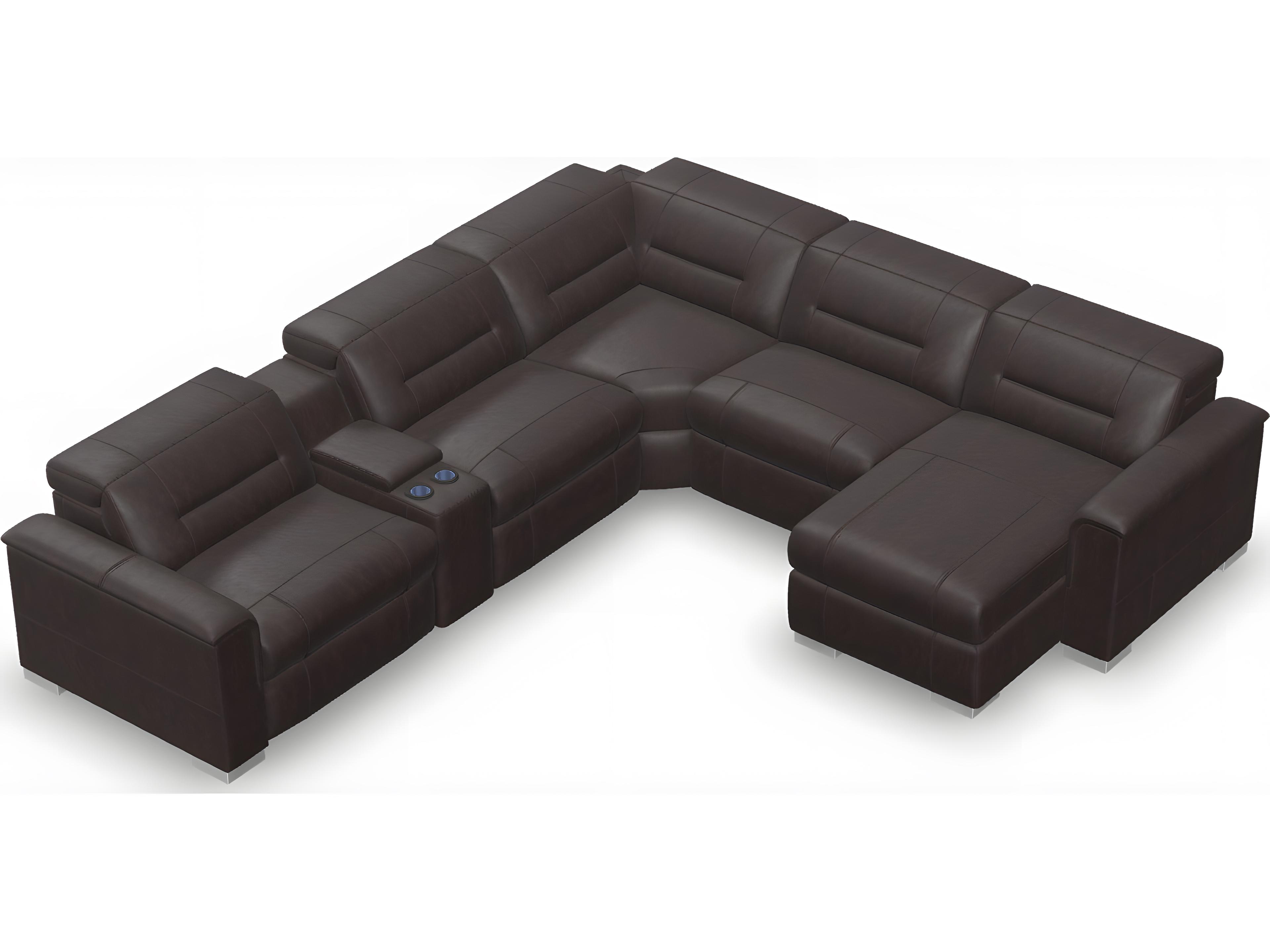 Palliser Keoni Leather Upholstery Sectional Sofa