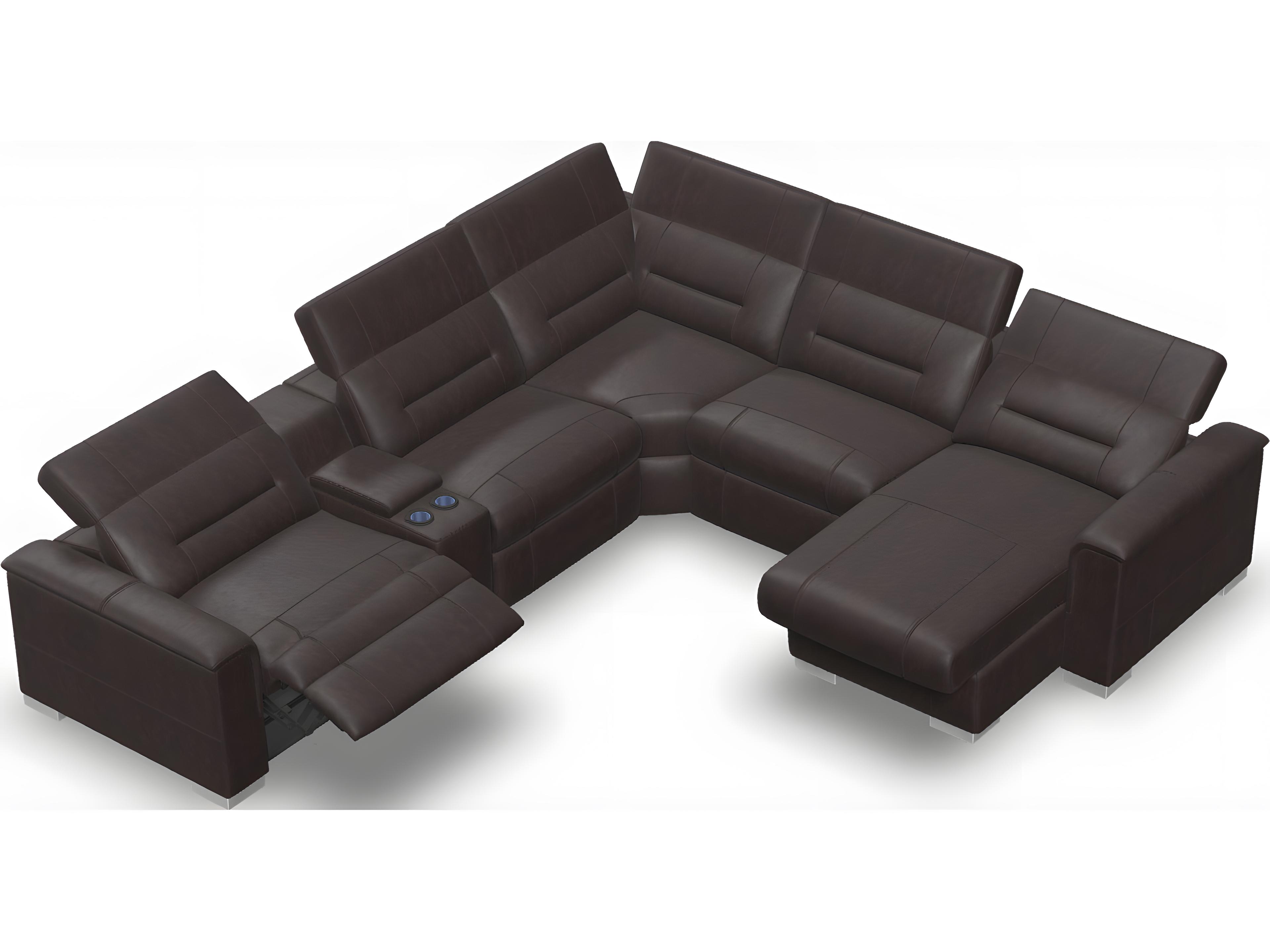 Palliser Keoni Leather Upholstery Sectional Sofa