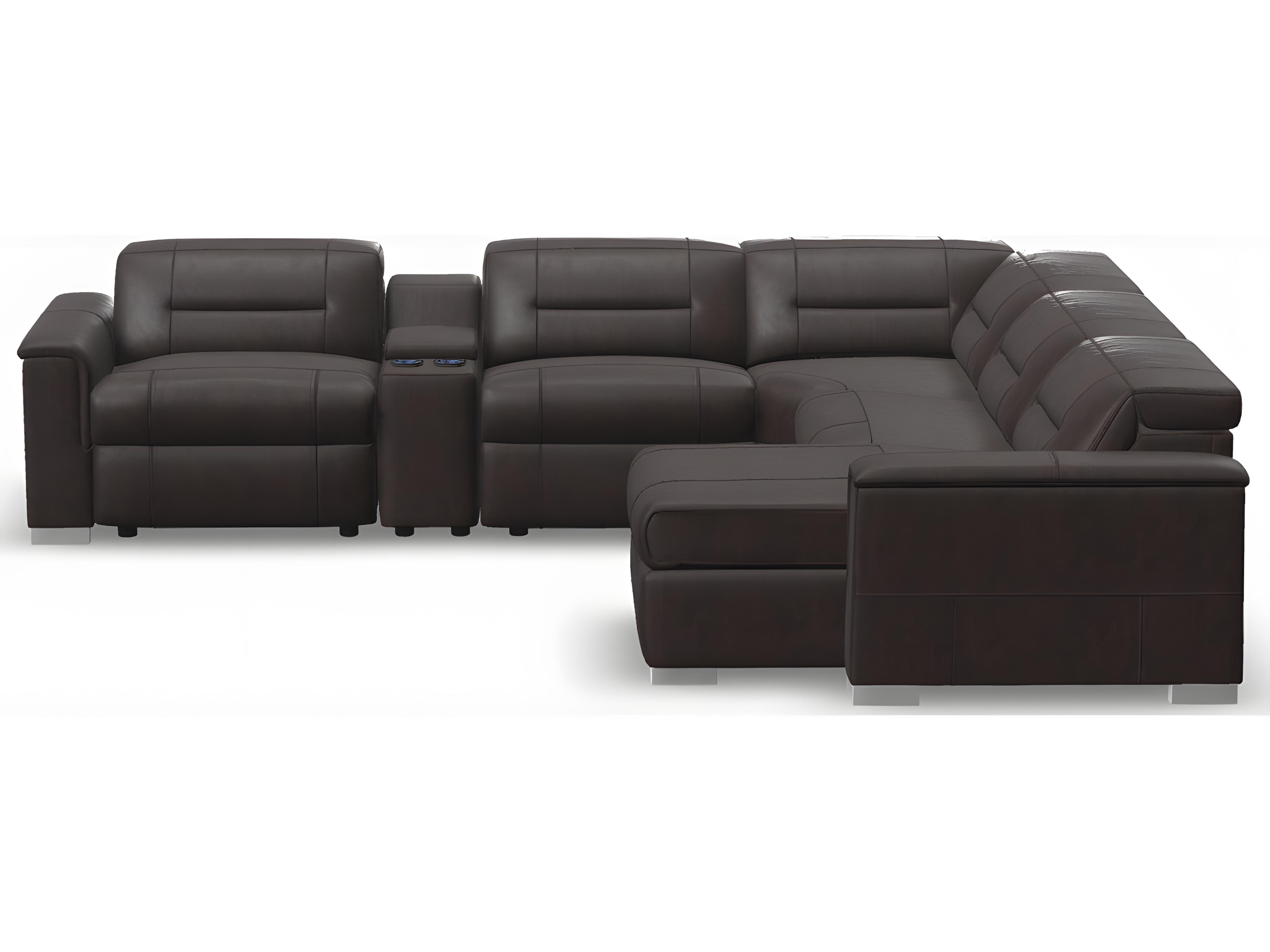 Palliser Keoni Leather Upholstery Sectional Sofa