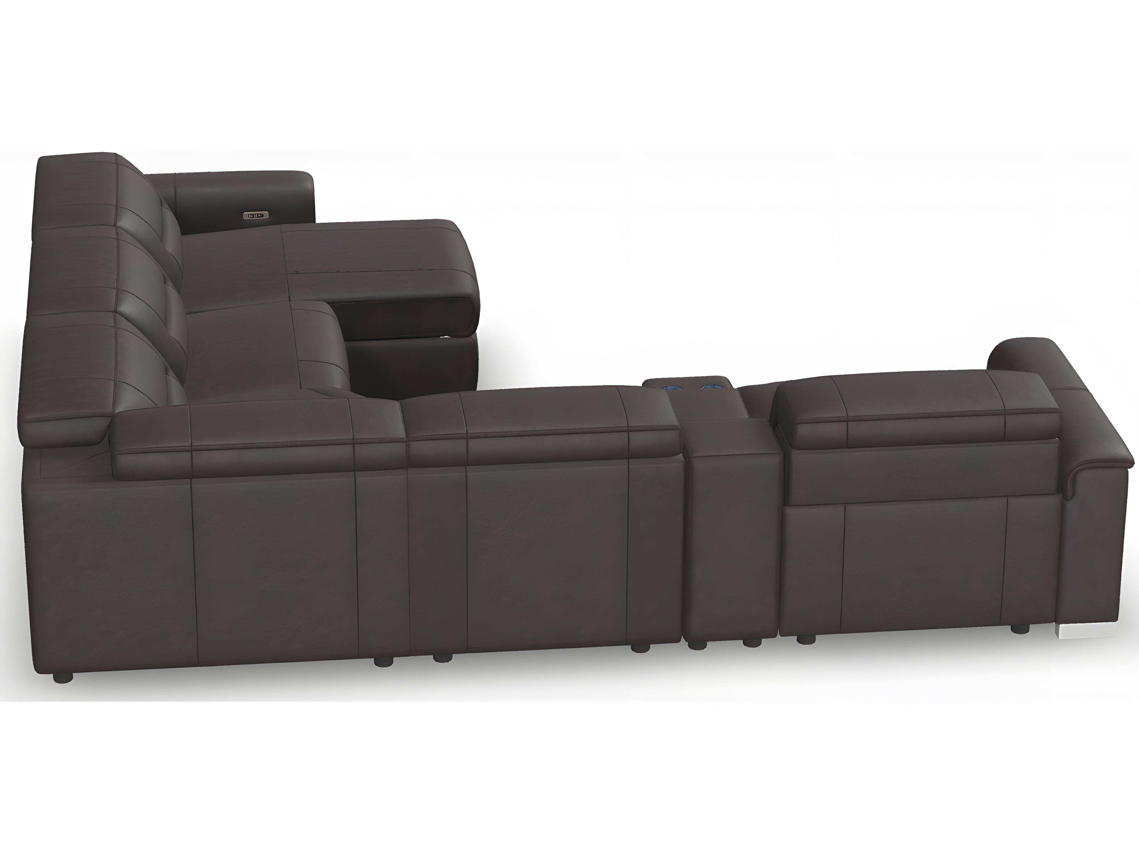 Palliser Keoni Leather Upholstery Sectional Sofa