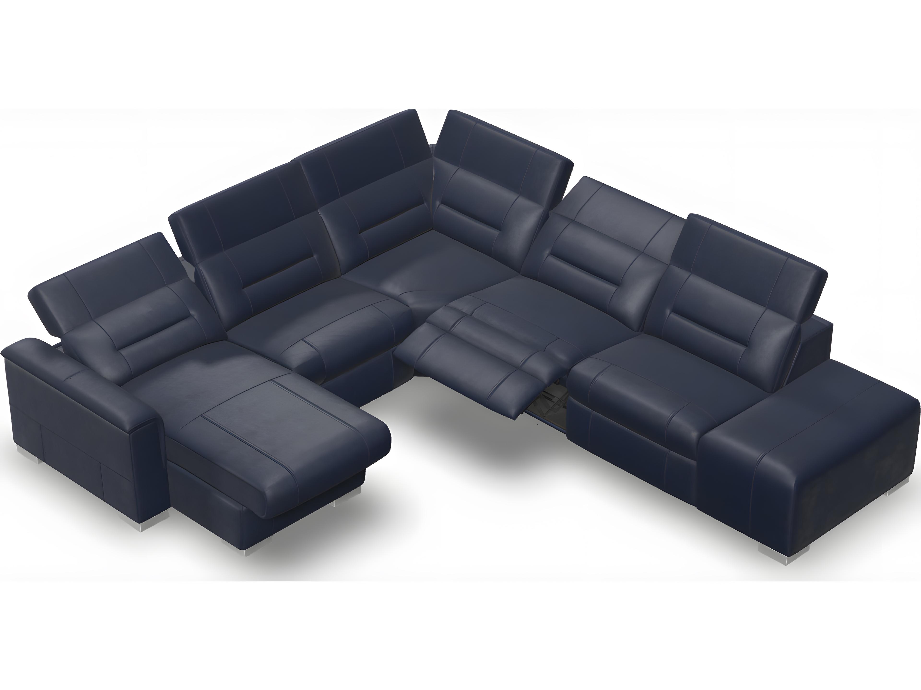 Palliser Keoni Leather Upholstery Sectional Sofa