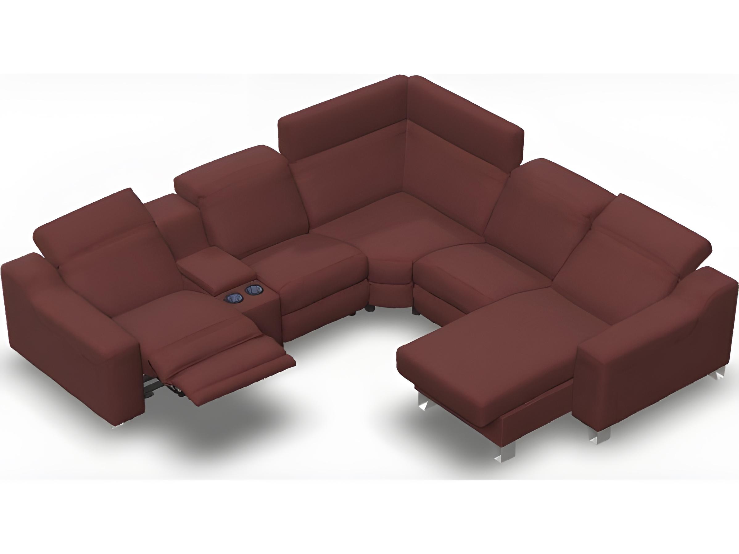 Palliser Tabor Leather Upholstery Sectional Sofa