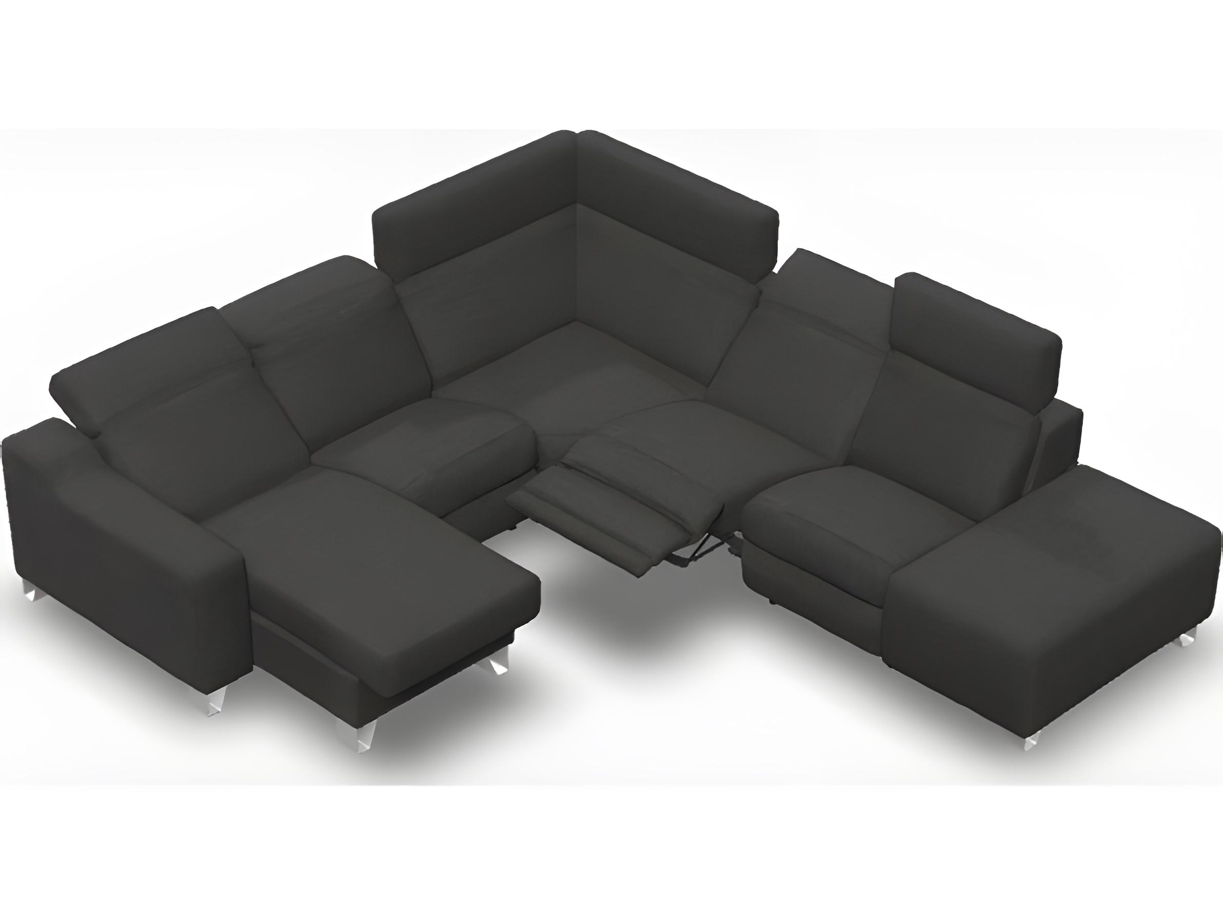 Palliser Tabor Leather Upholstery Sectional Sofa