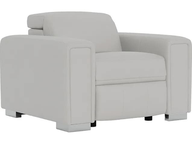 Palliser Titan Leather Upholstery Power Recliner Wall Hugger with Power Headrest