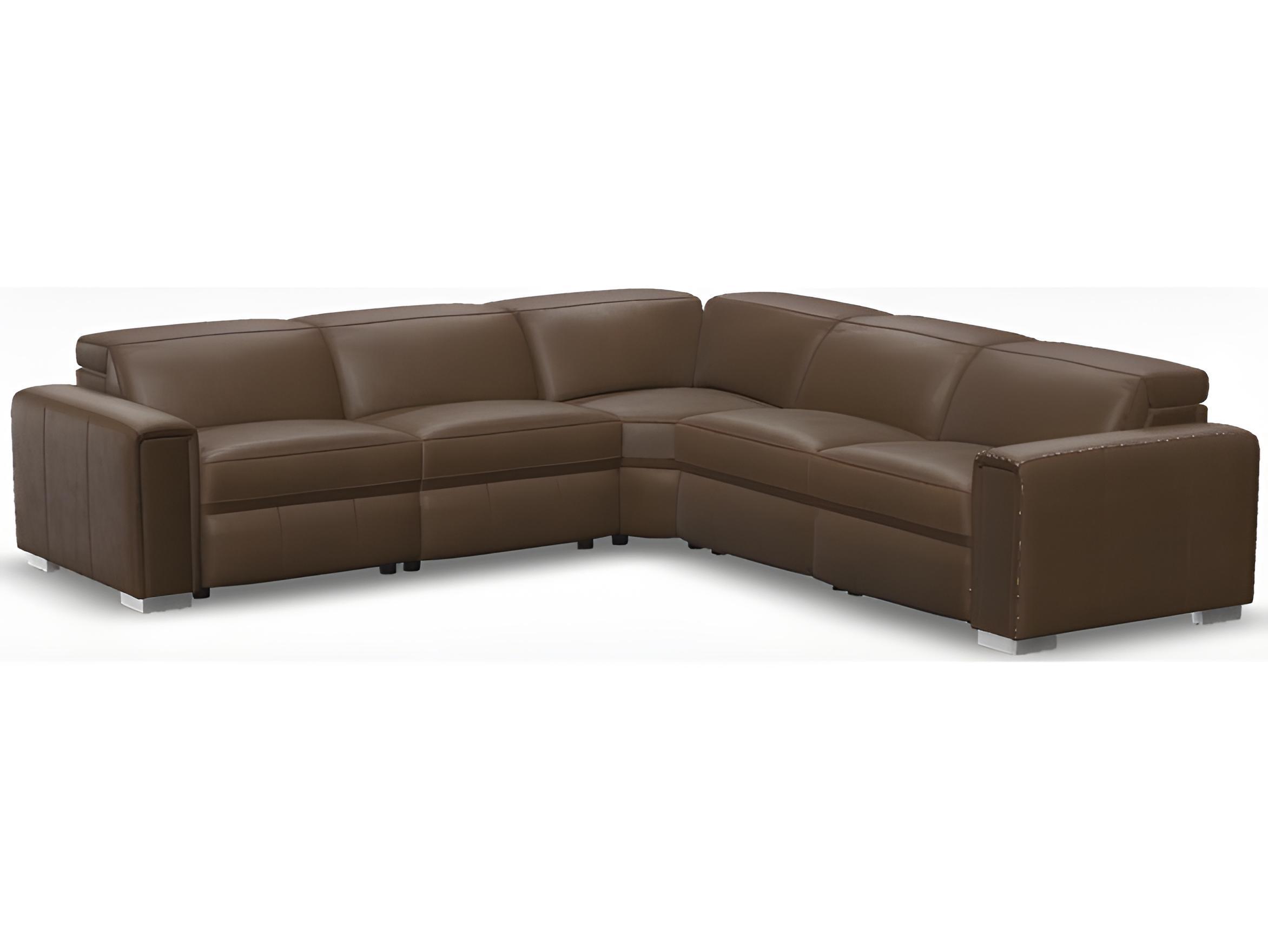 Palliser Titan Leather Upholstery Upholstered Sectional Sofa
