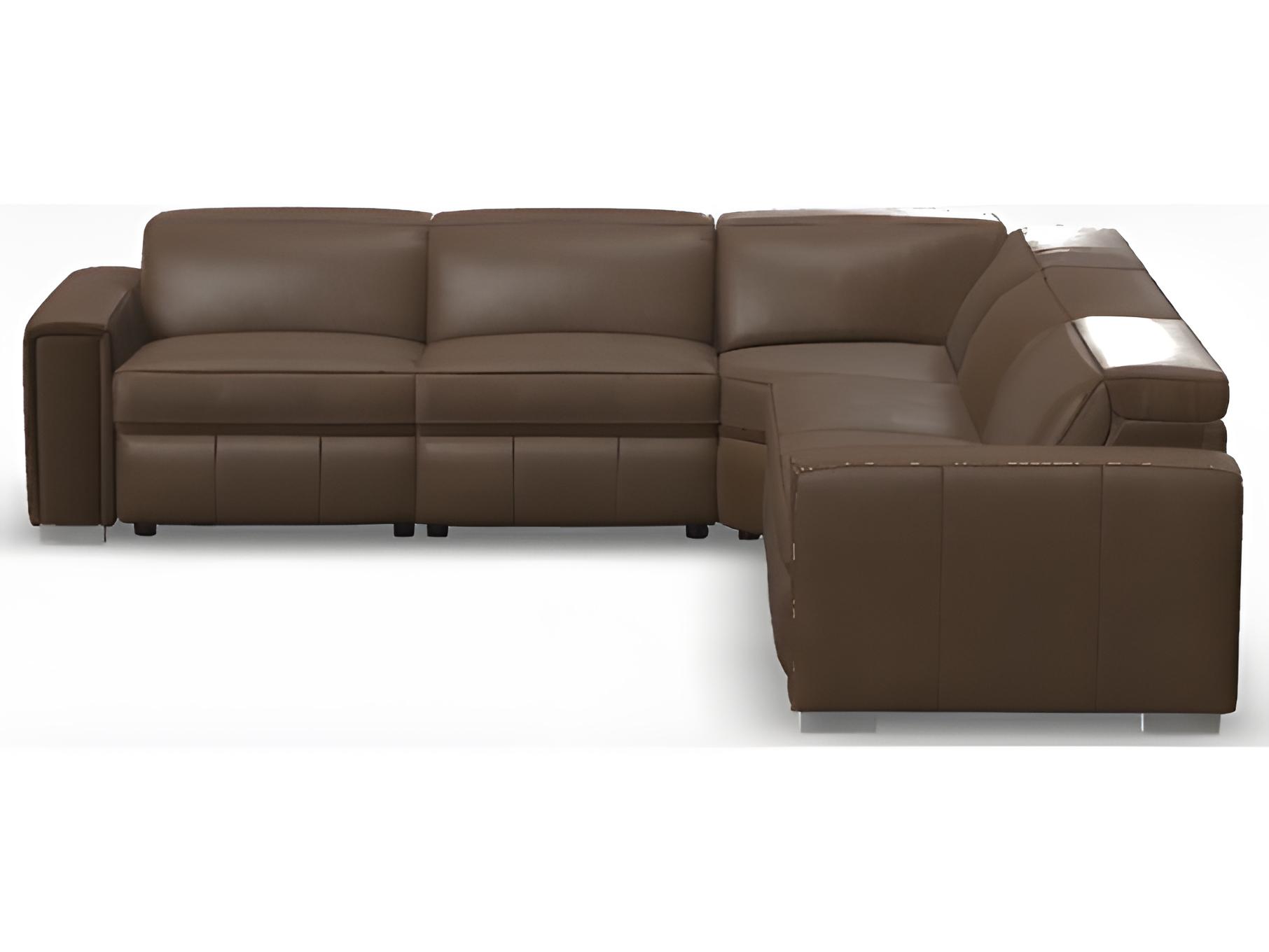 Palliser Titan Leather Upholstery Upholstered Sectional Sofa