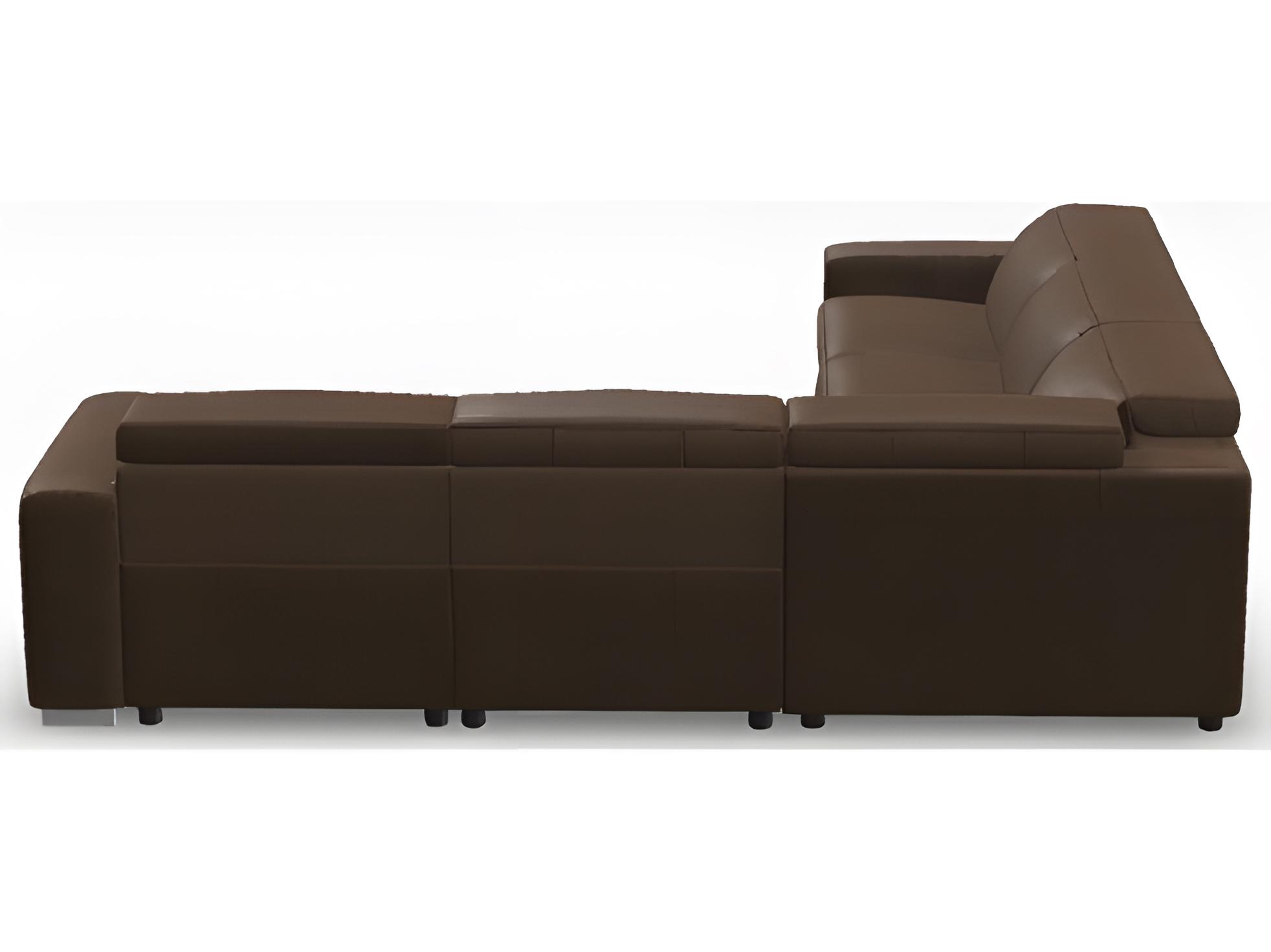 Palliser Titan Leather Upholstery Upholstered Sectional Sofa