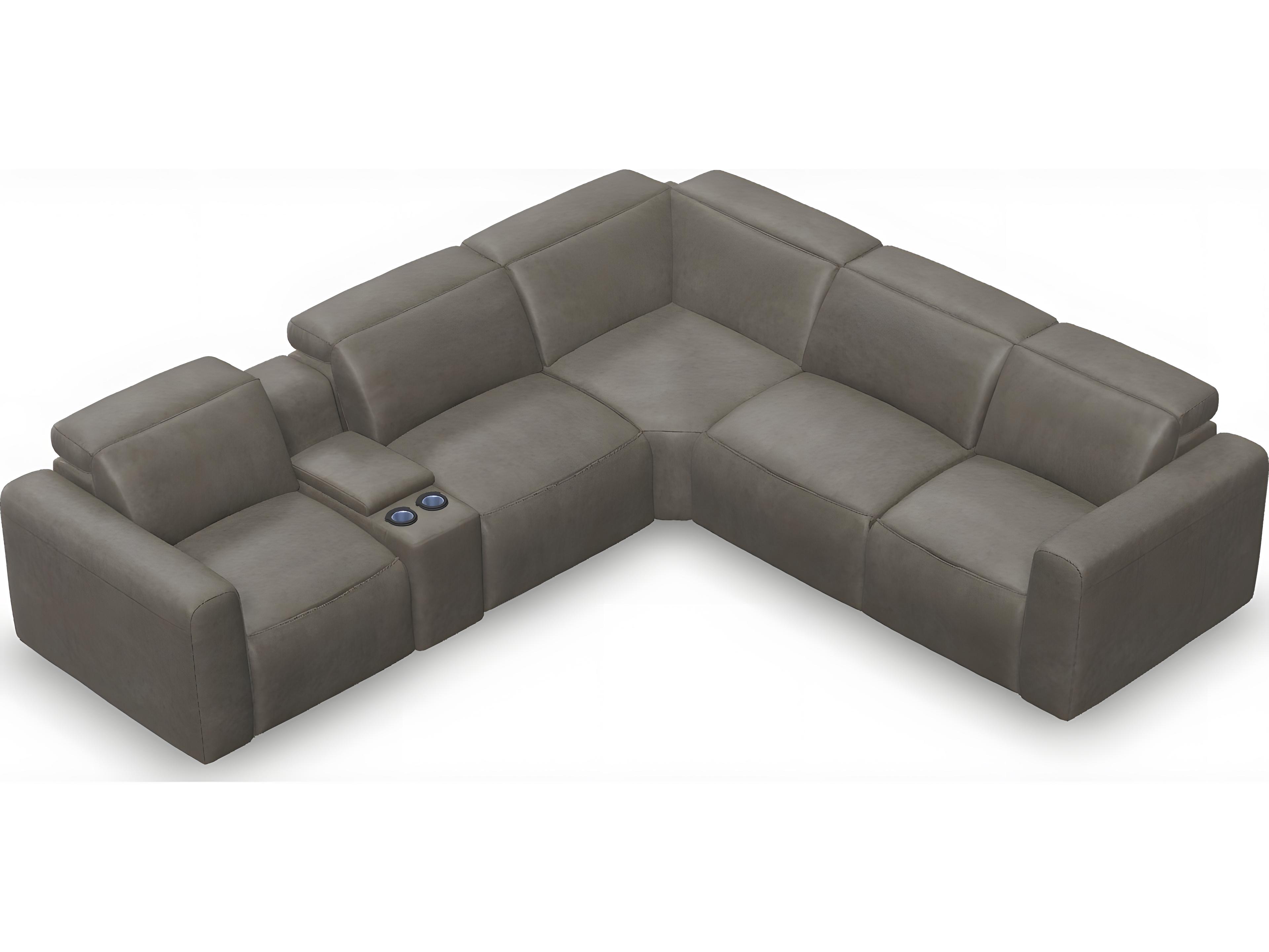 Palliser Colton Leather Upholstery Sectional Sofa