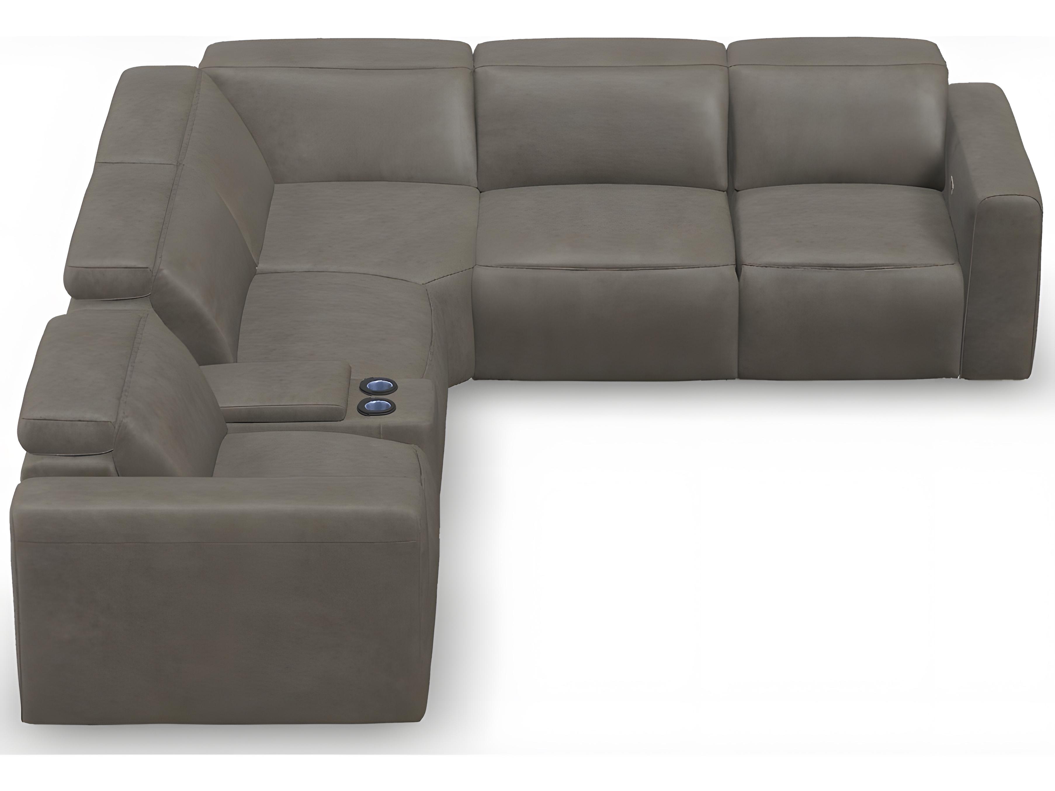 Palliser Colton Leather Upholstery Sectional Sofa