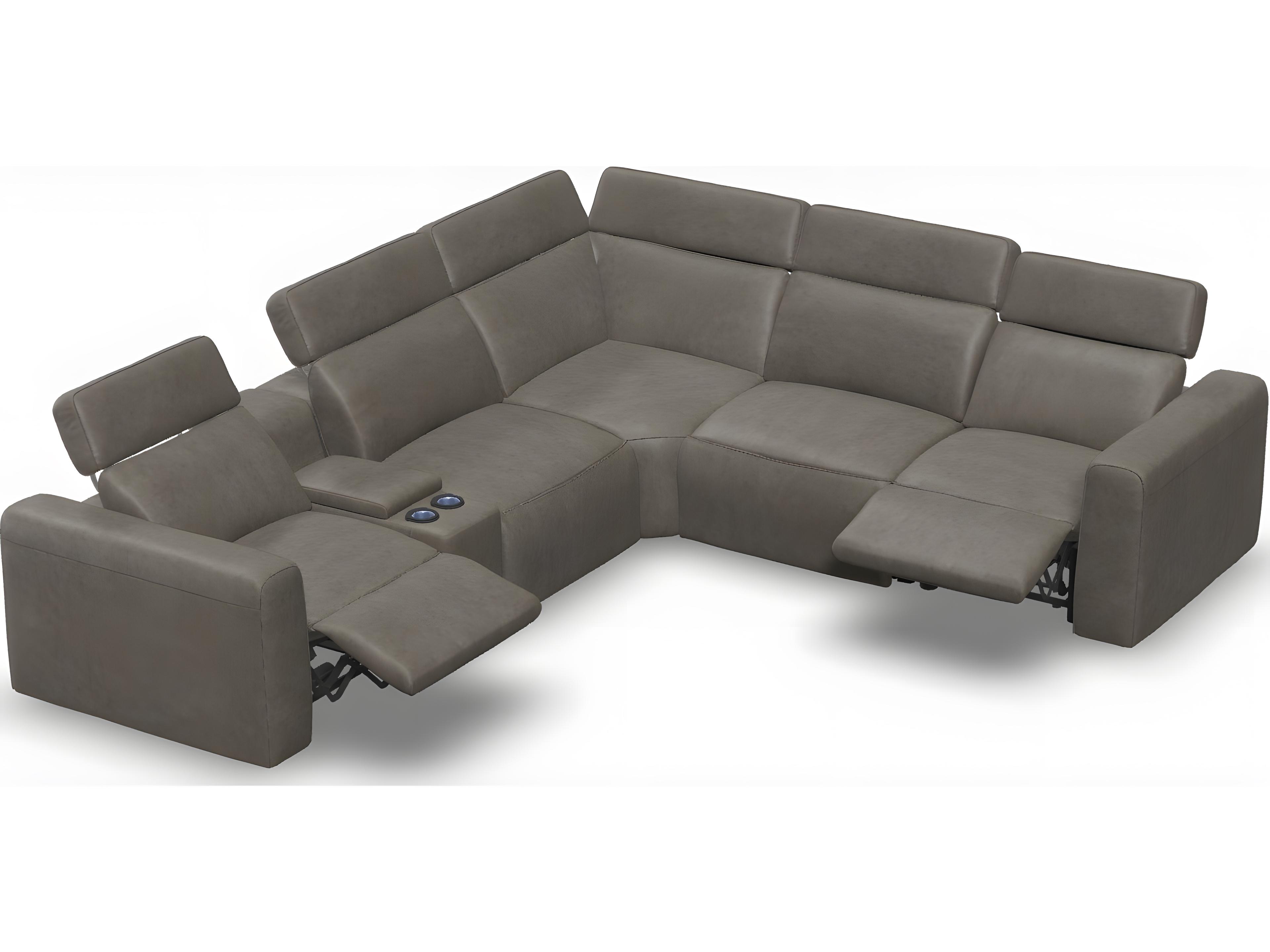 Palliser Colton Leather Upholstery Sectional Sofa