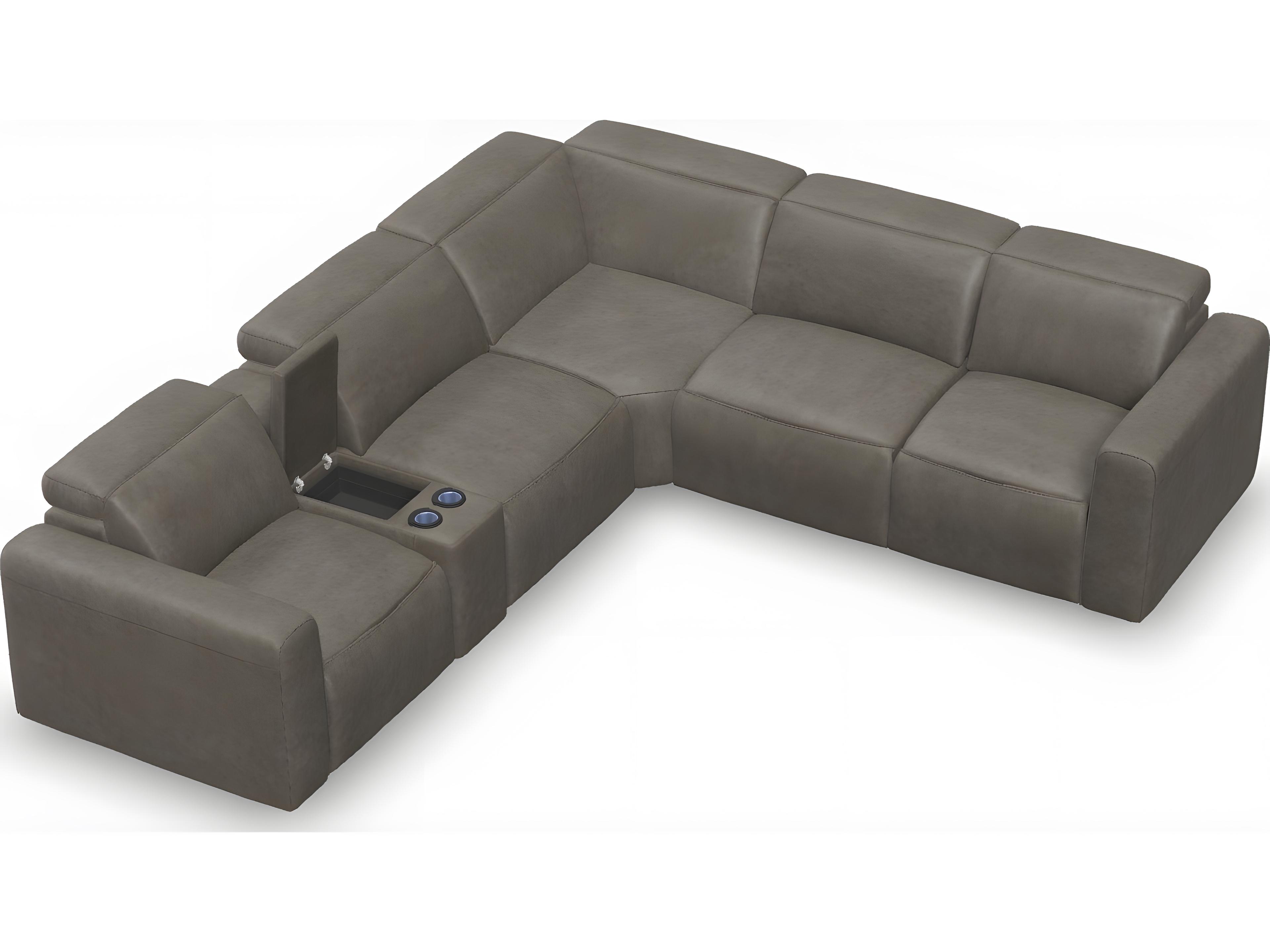 Palliser Colton Leather Upholstery Sectional Sofa