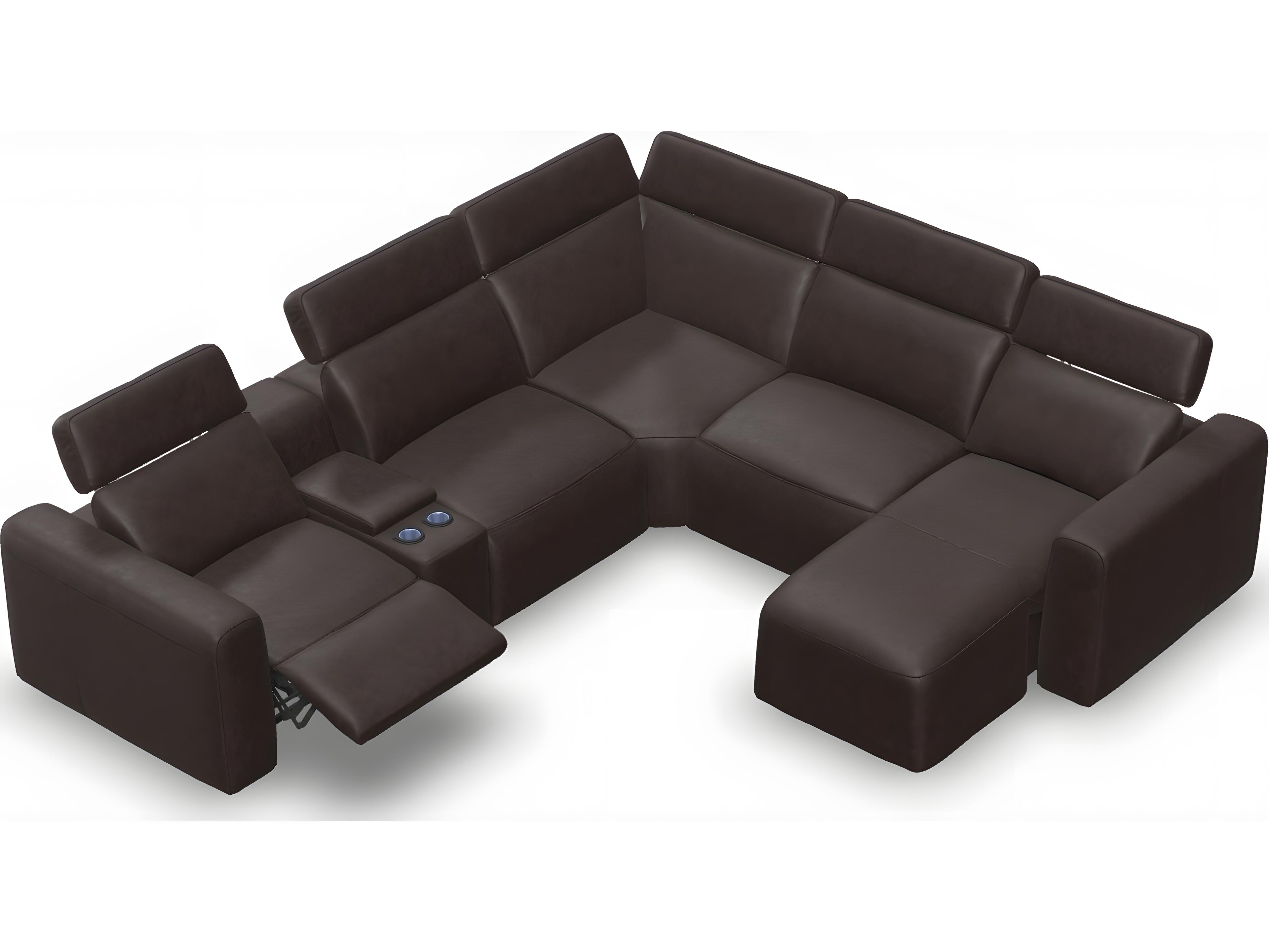 Palliser Colton Leather Upholstery Sectional Sofa