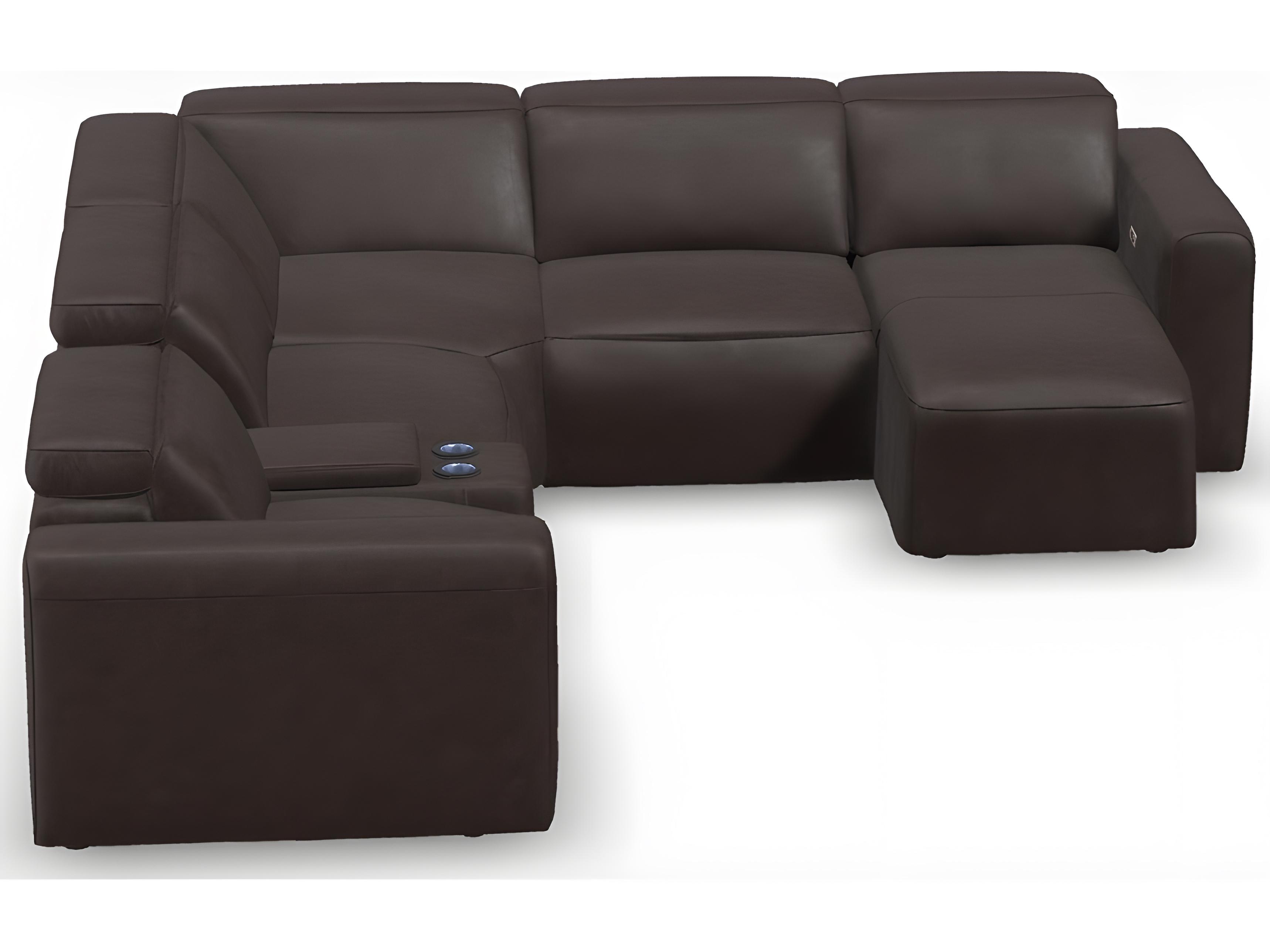 Palliser Colton Leather Upholstery Sectional Sofa