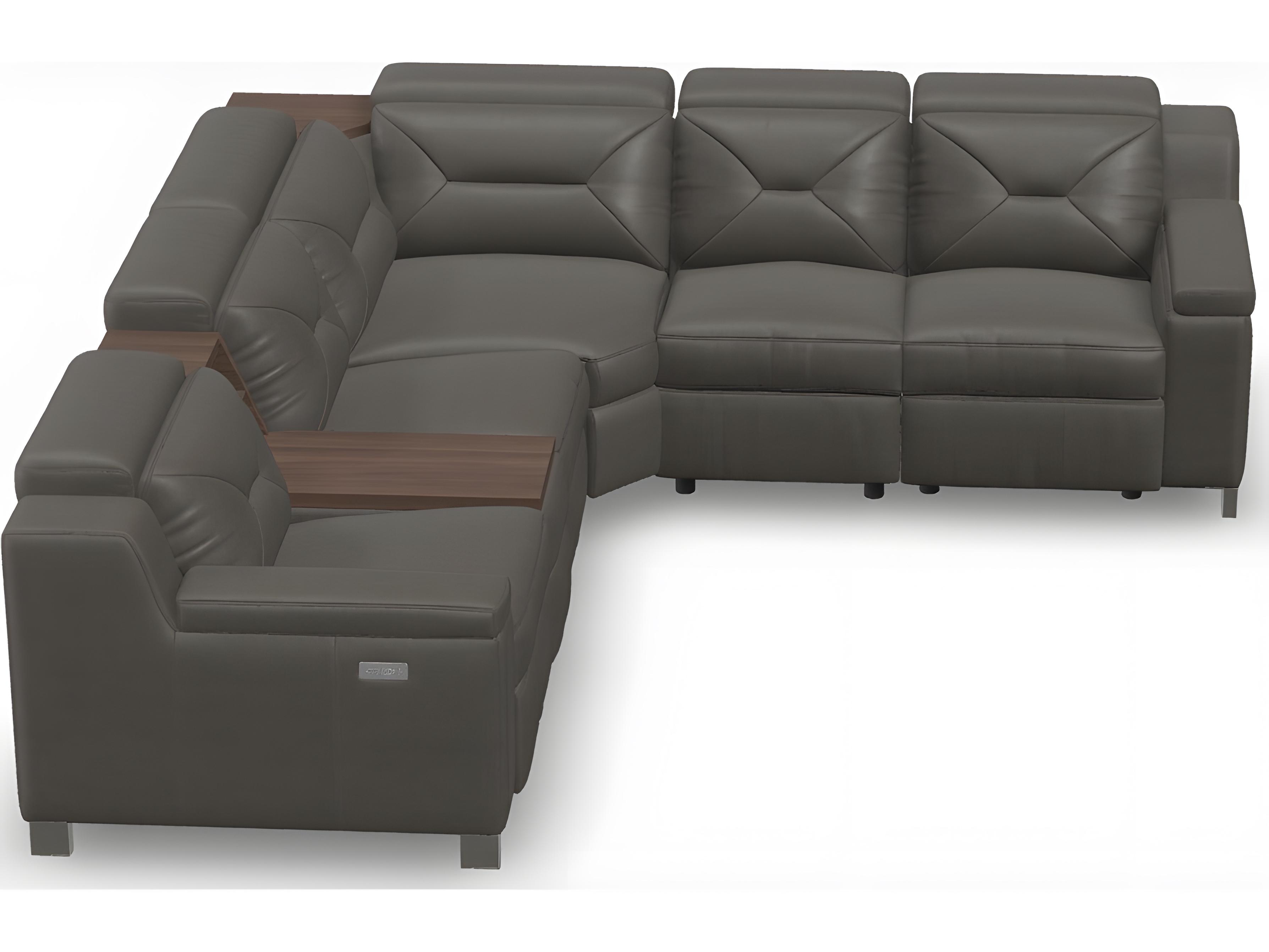 Palliser Apex Leather Upholstery Sectional Sofa