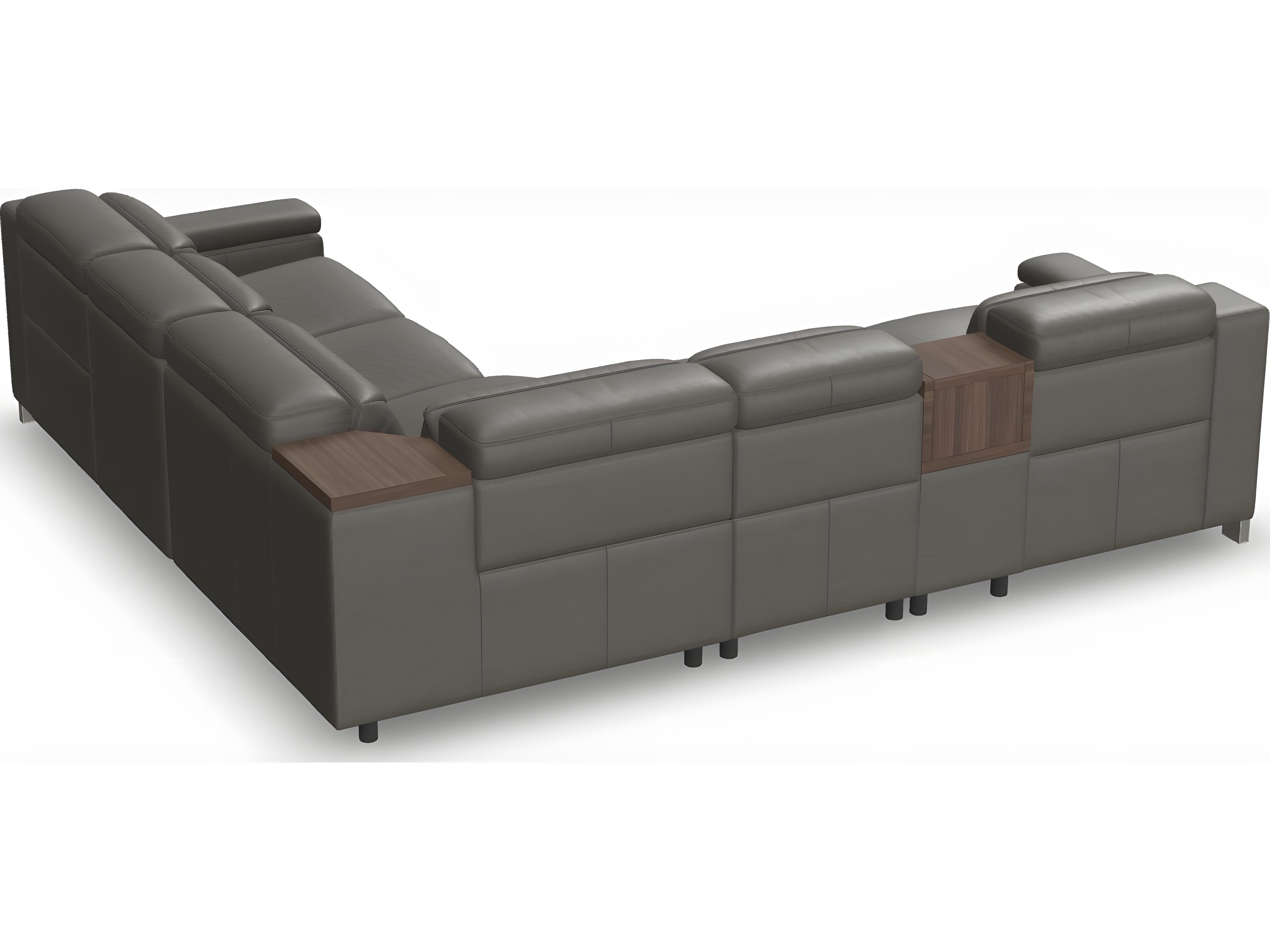 Palliser Apex Leather Upholstery Sectional Sofa