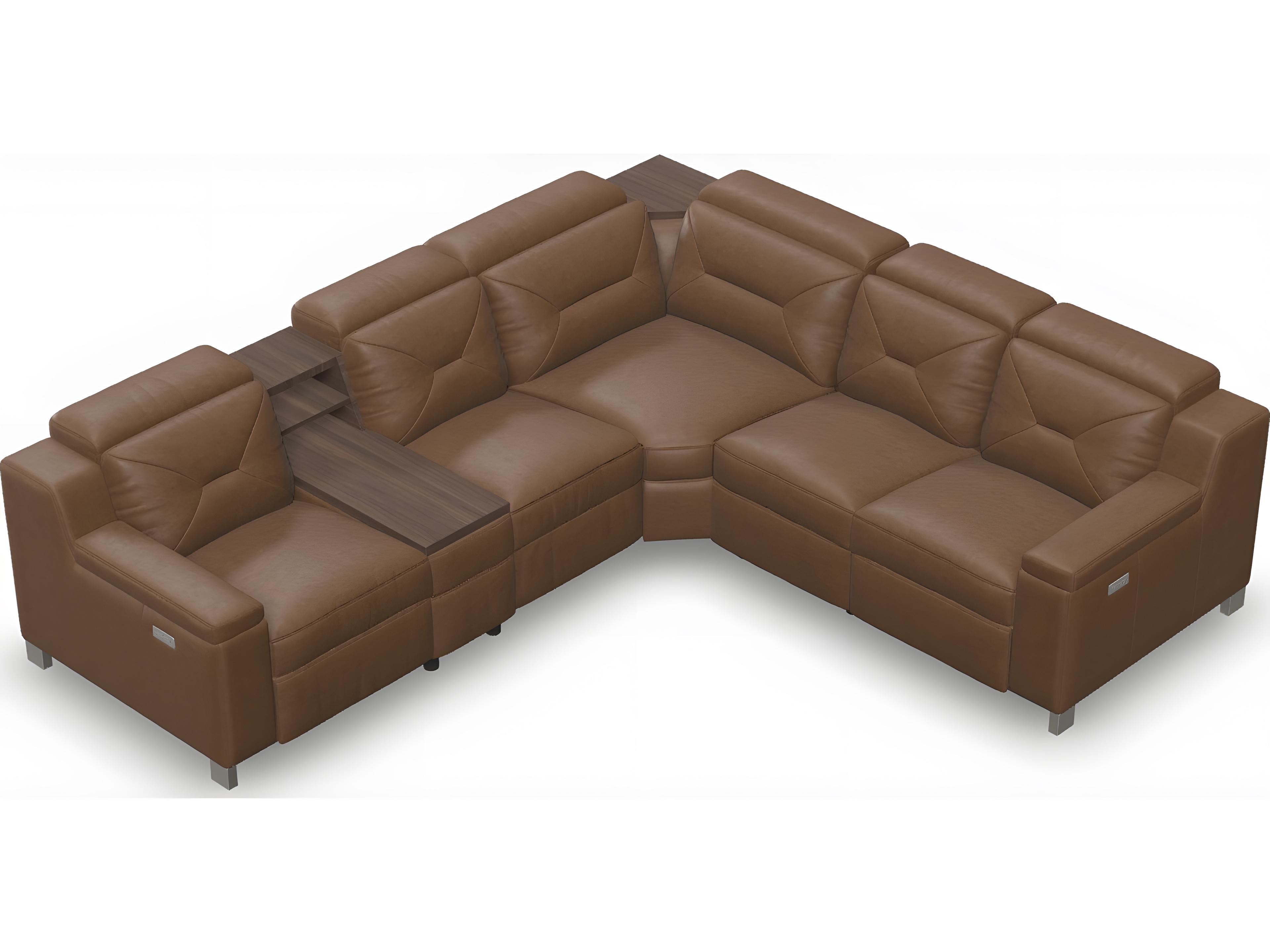 Palliser Apex Leather Upholstery Sectional Sofa