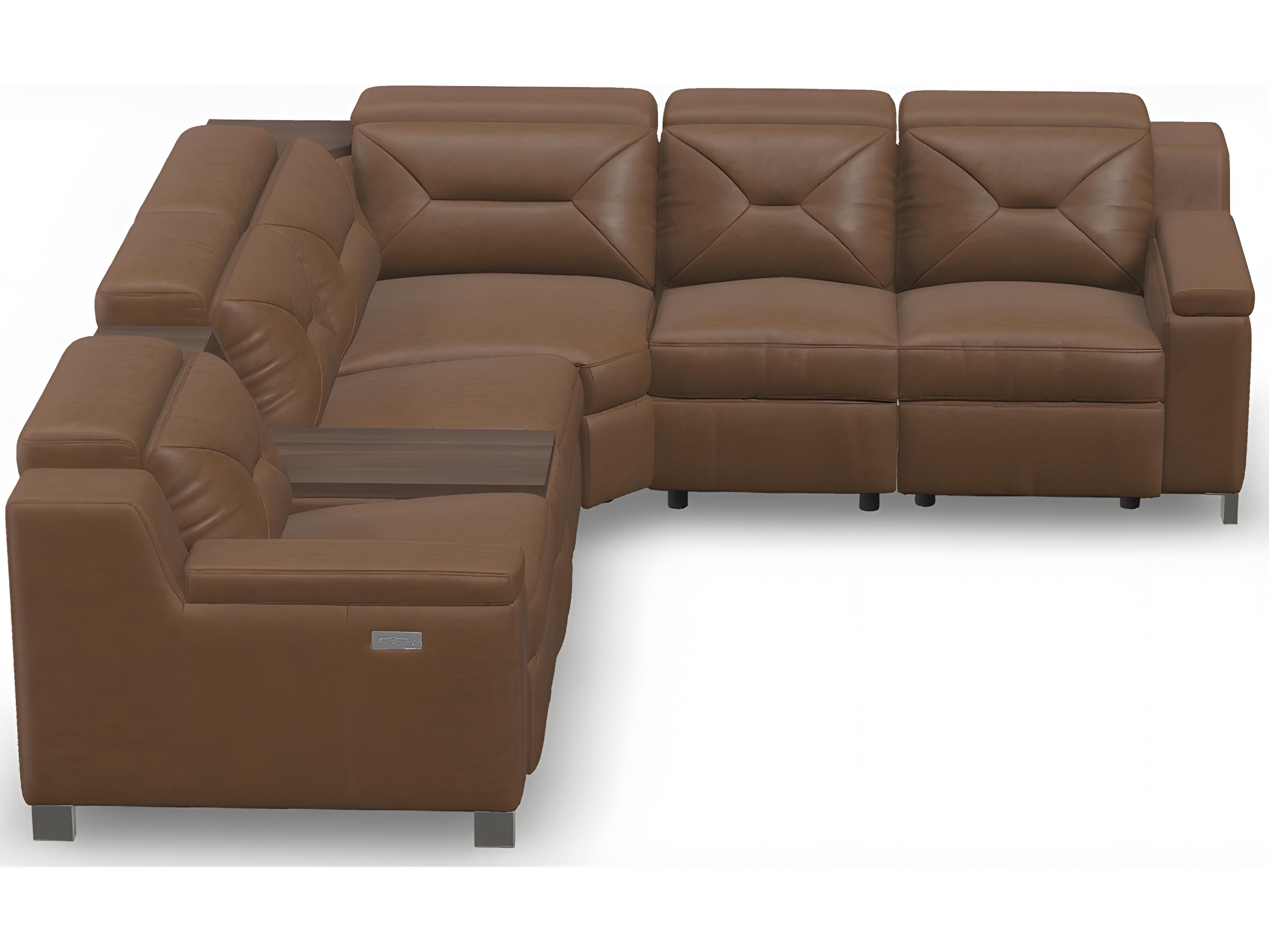 Palliser Apex Leather Upholstery Sectional Sofa