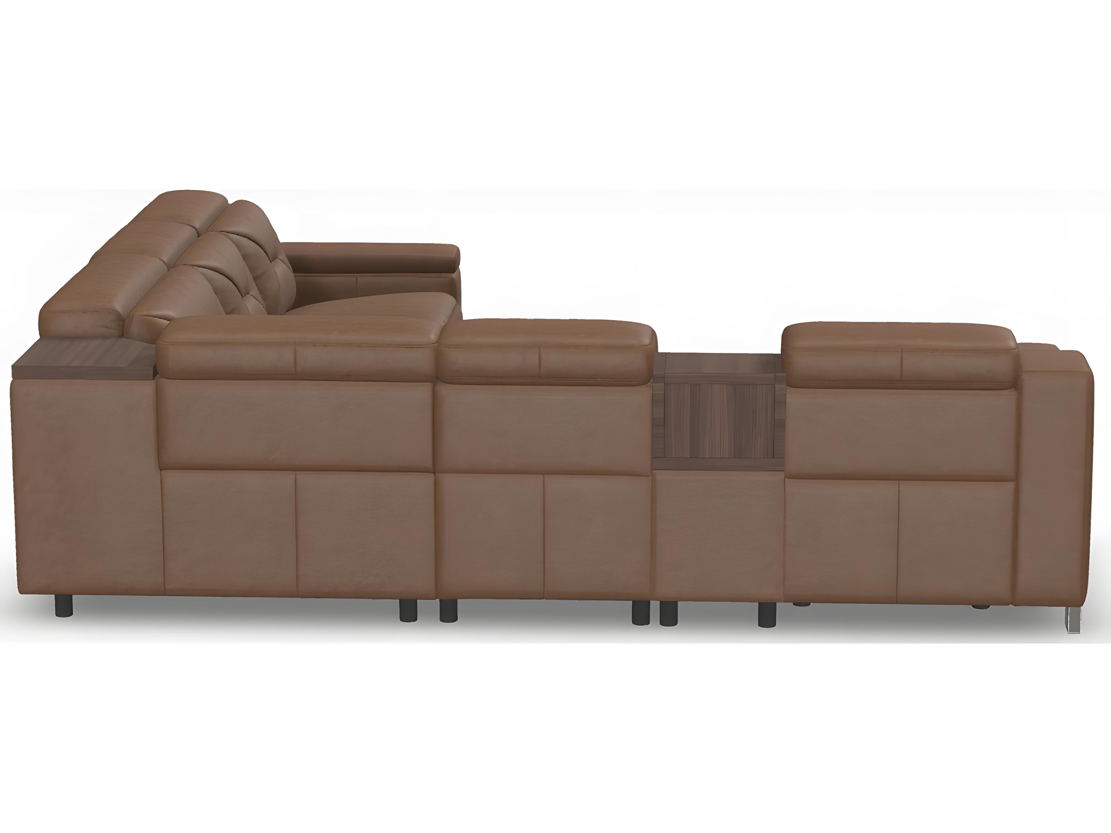 Palliser Apex Leather Upholstery Sectional Sofa