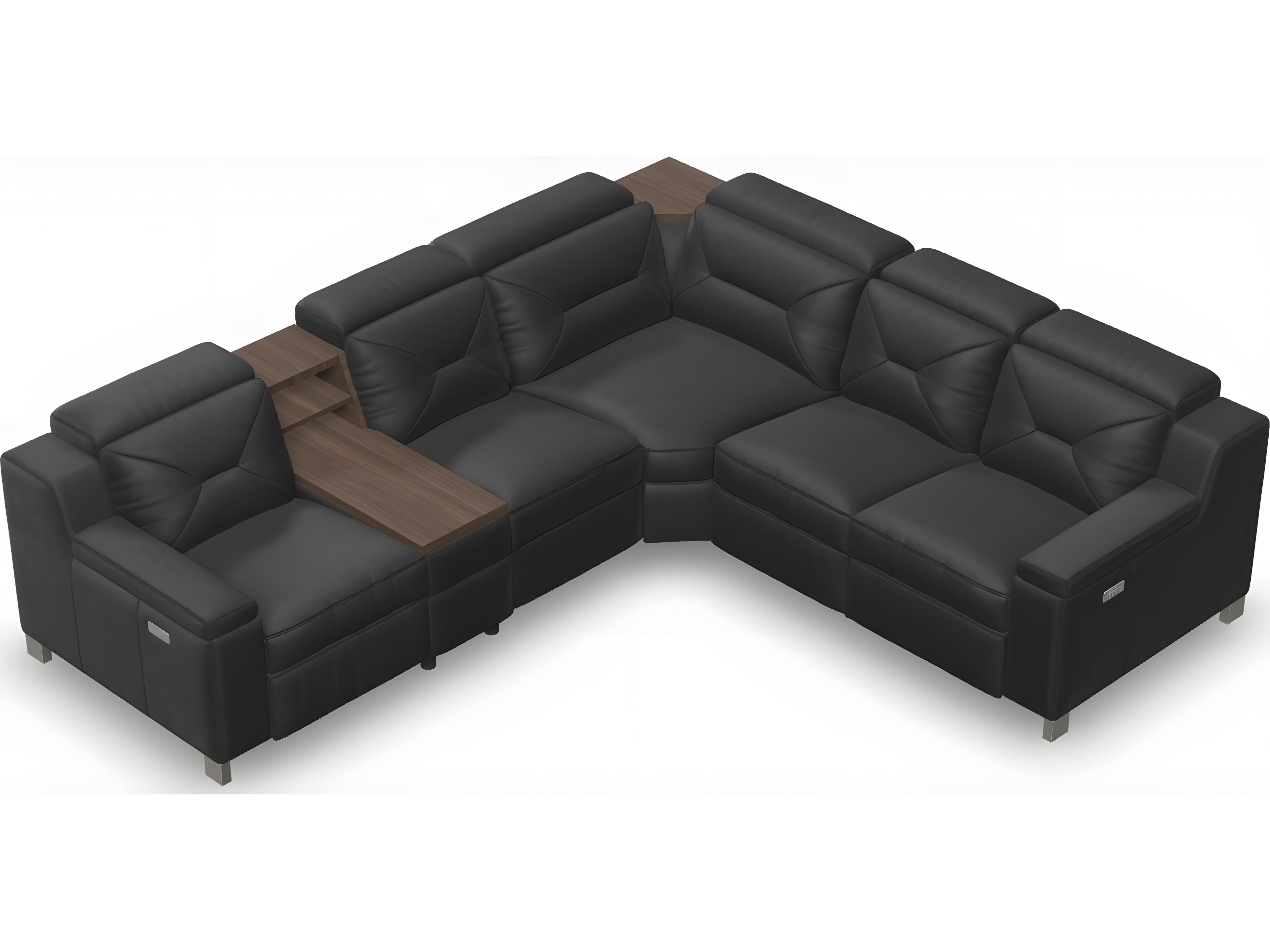 Palliser Apex Leather Upholstery Sectional Sofa