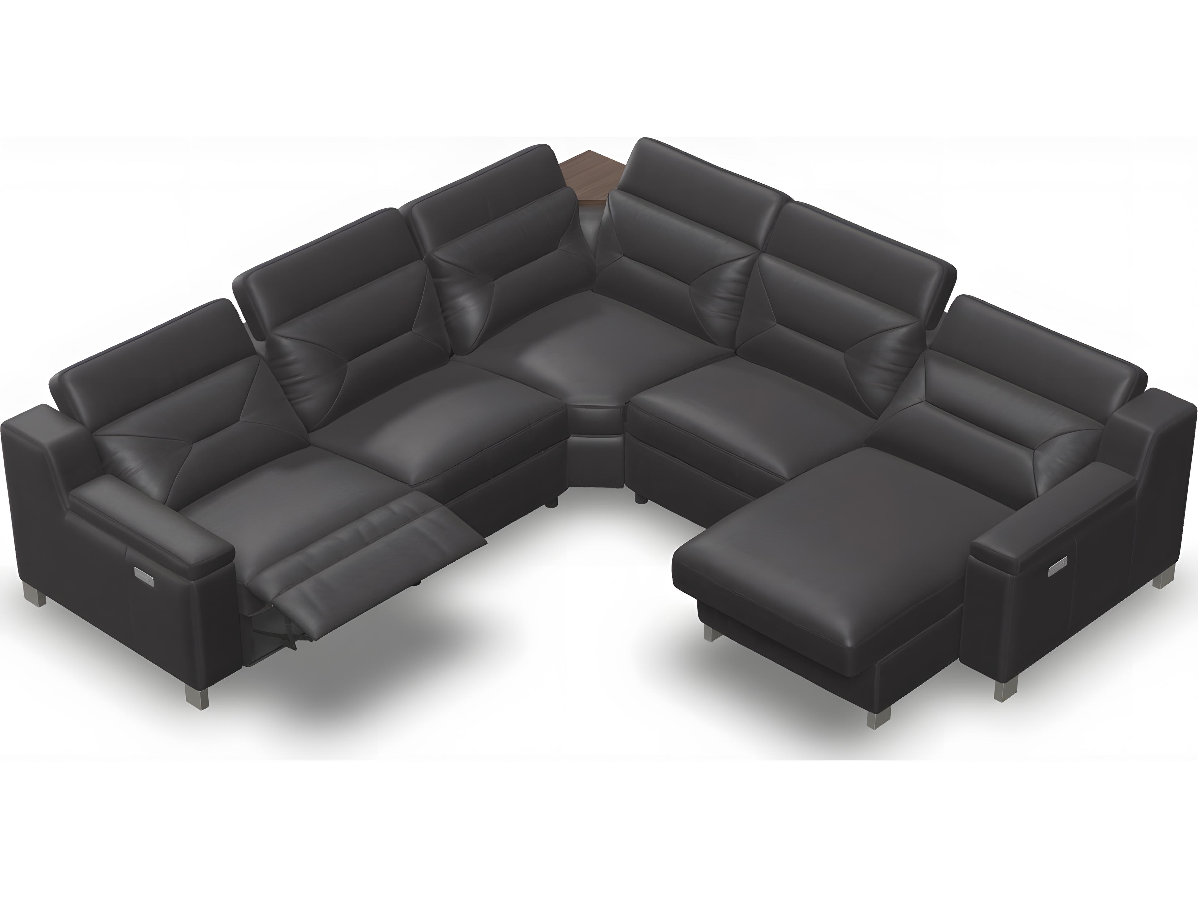 Palliser Apex Leather Upholstery Sectional Sofa