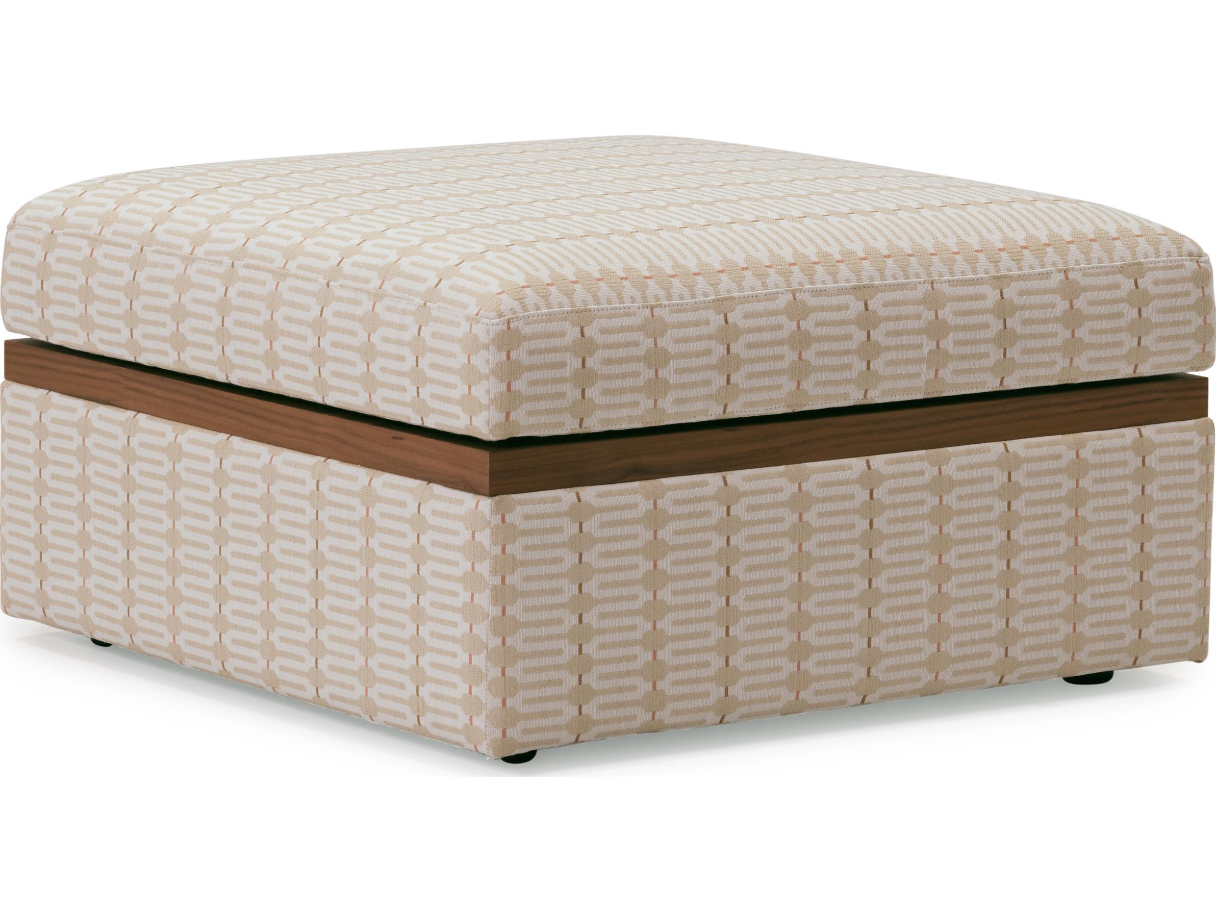 Palliser Apex Leather Upholstery Swivel Top Ottoman