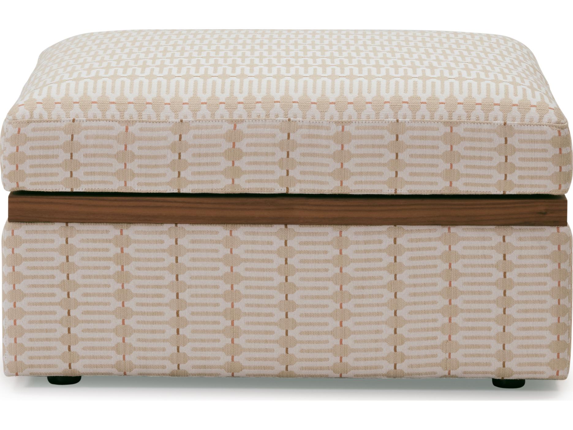 Palliser Apex Leather Upholstery Swivel Top Ottoman