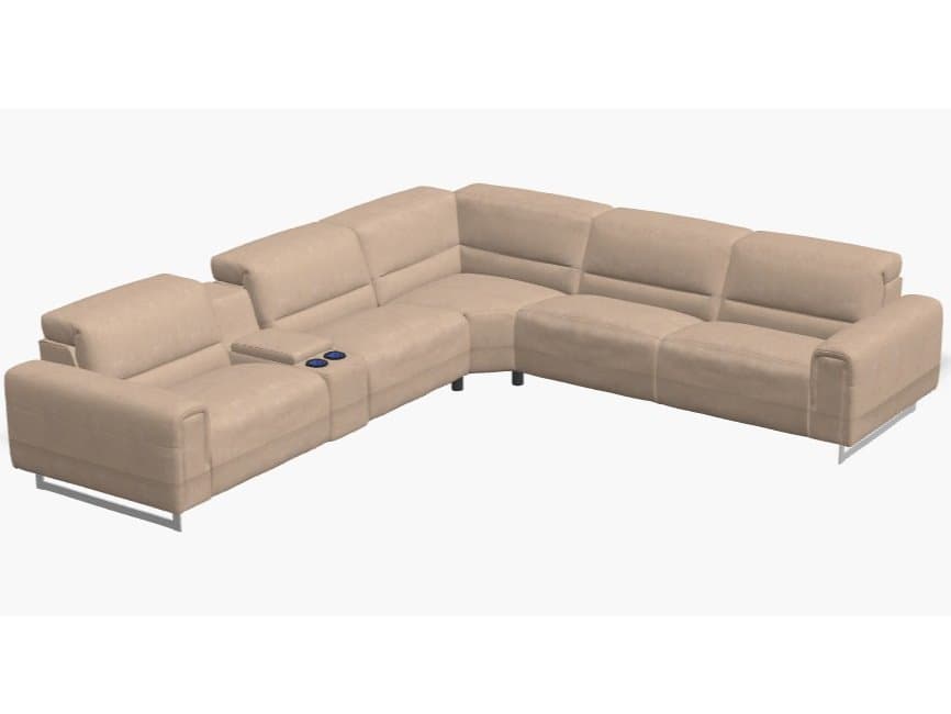 Palliser Armina Leather Upholstery Upholstered Sectional Sofa
