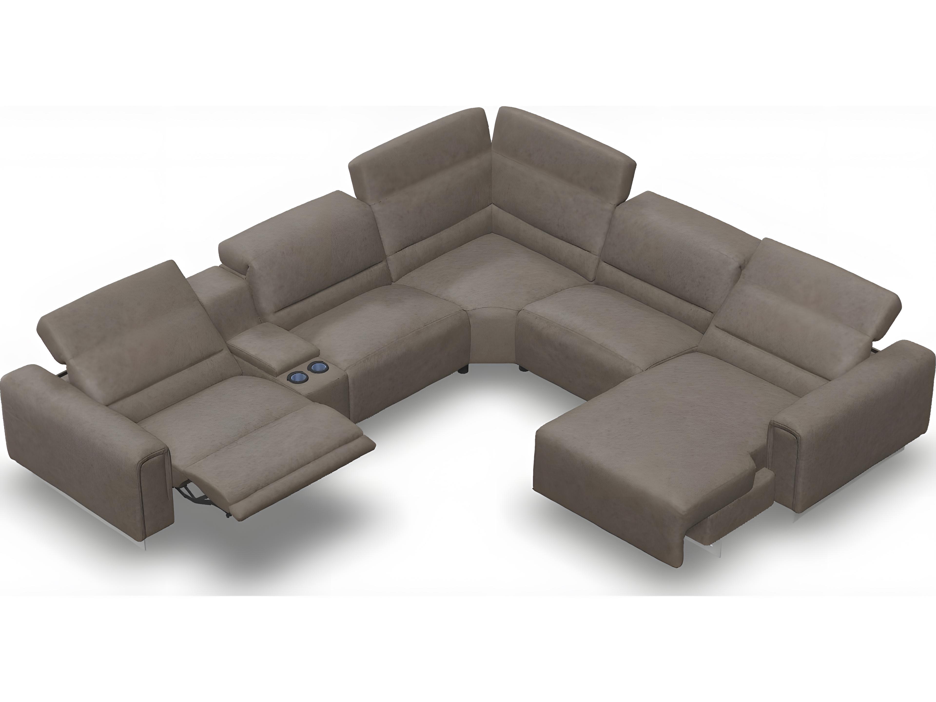 Palliser Armina Leather Upholstery Upholstered Sectional Sofa