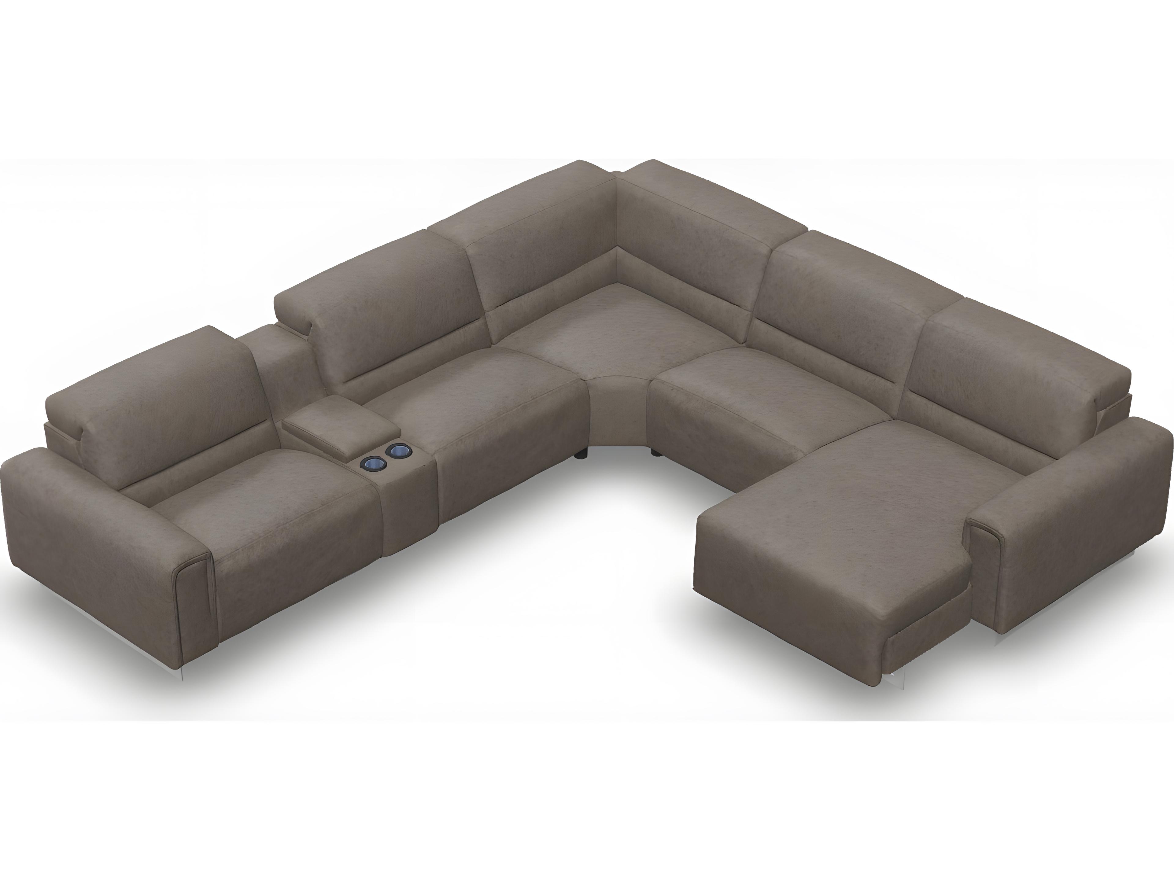 Palliser Armina Leather Upholstery Upholstered Sectional Sofa