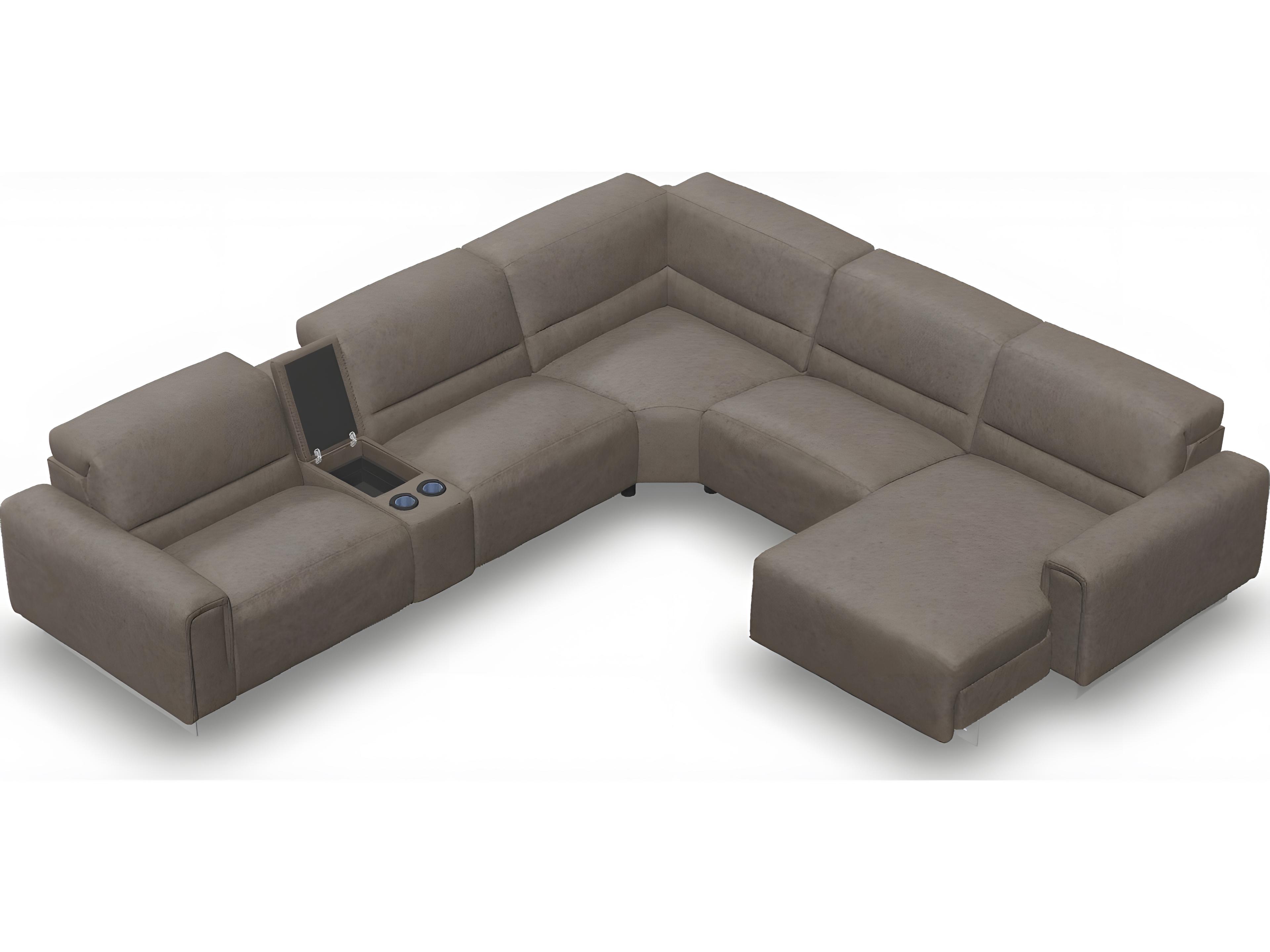 Palliser Armina Leather Upholstery Upholstered Sectional Sofa