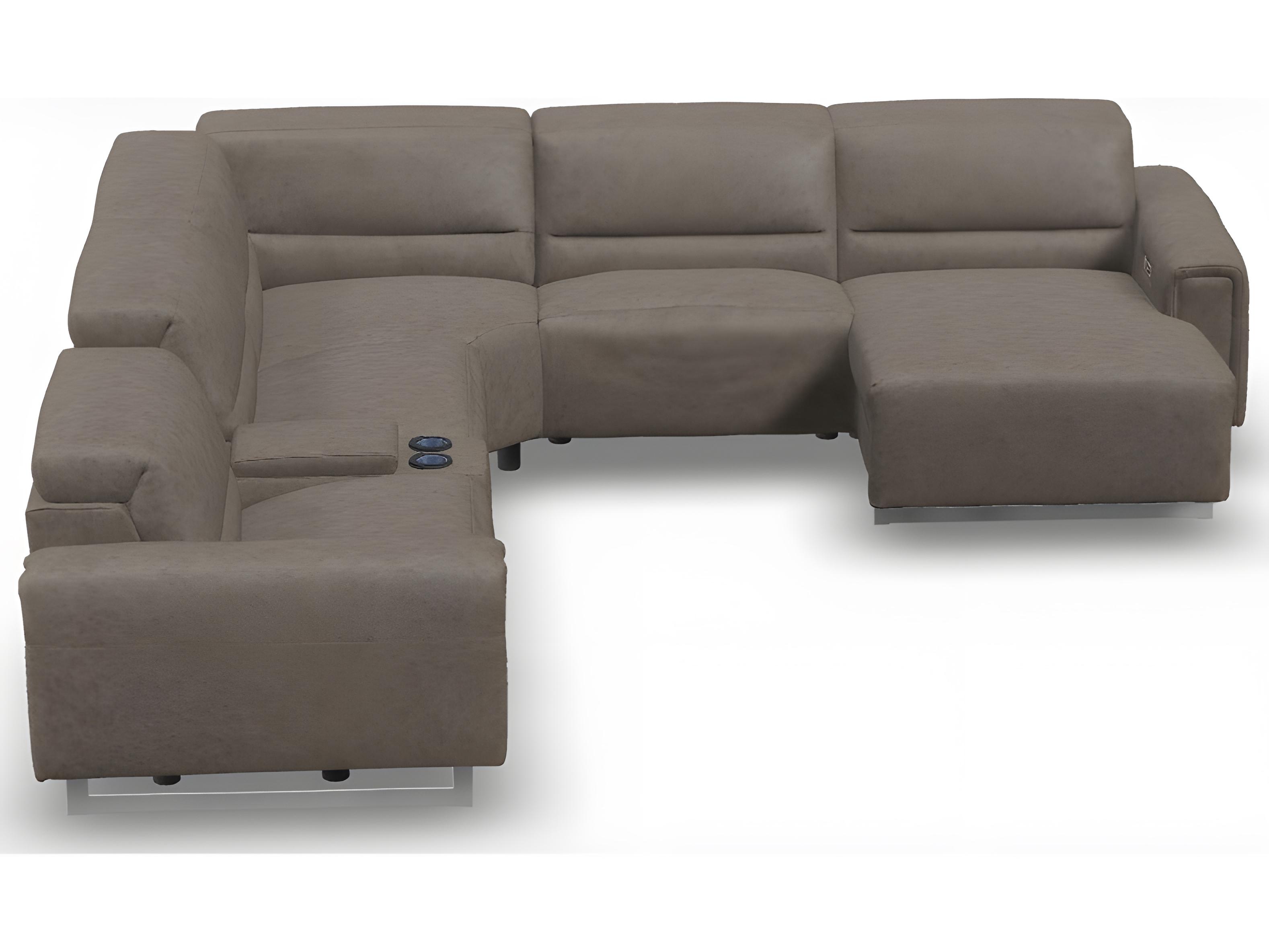 Palliser Armina Leather Upholstery Upholstered Sectional Sofa